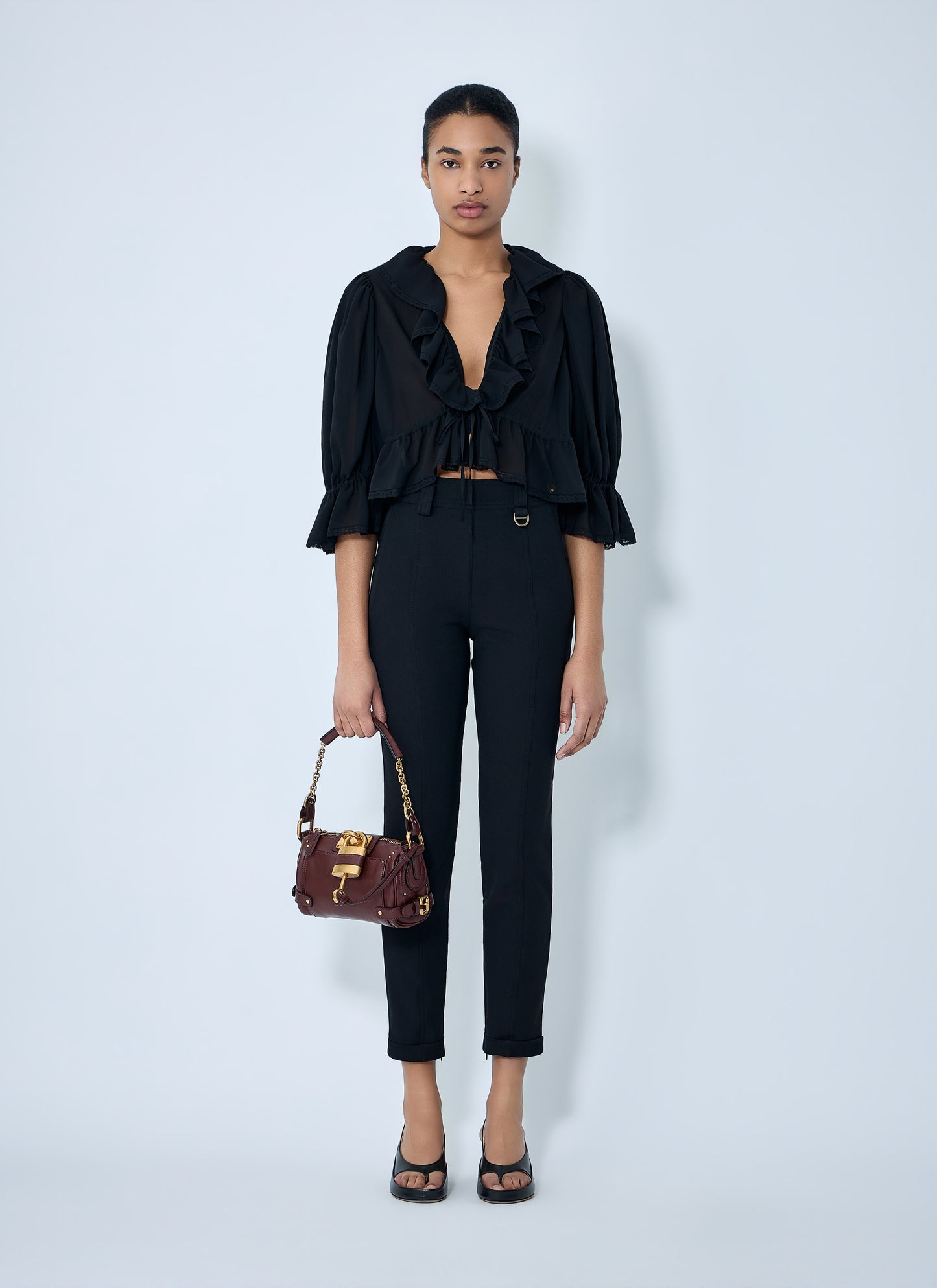 Chloé Women Ruffled-Detail Top CHLOE