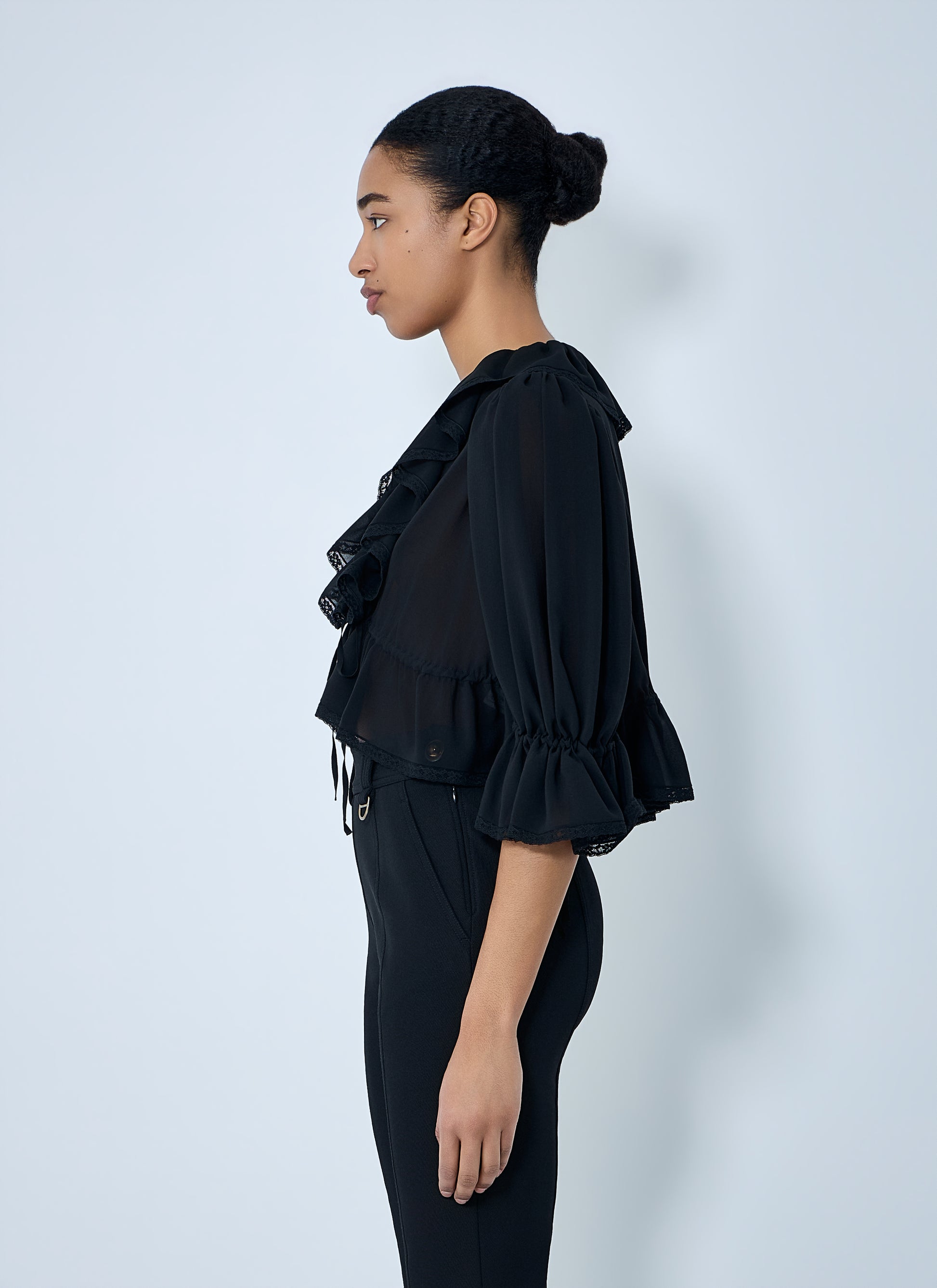 Chloé Women Ruffled-Detail Top CHLOE