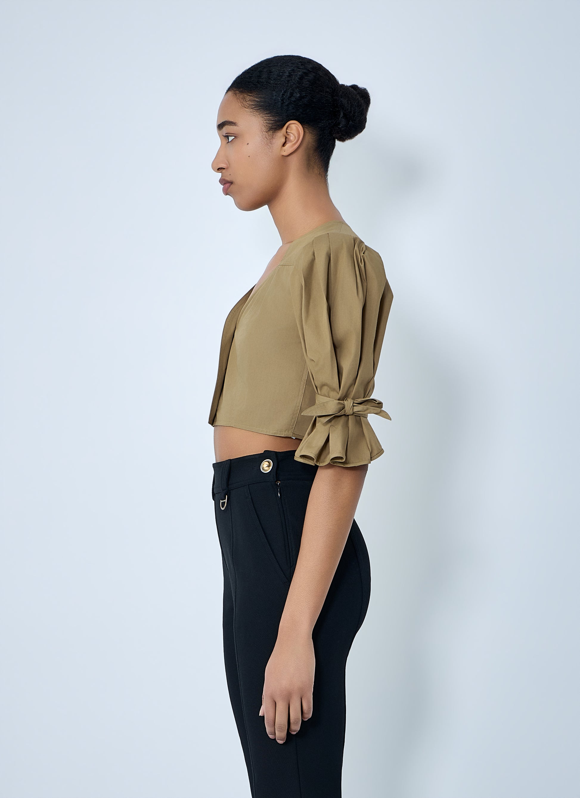 Chloé Women Structured Cropped Blouse CHLOE