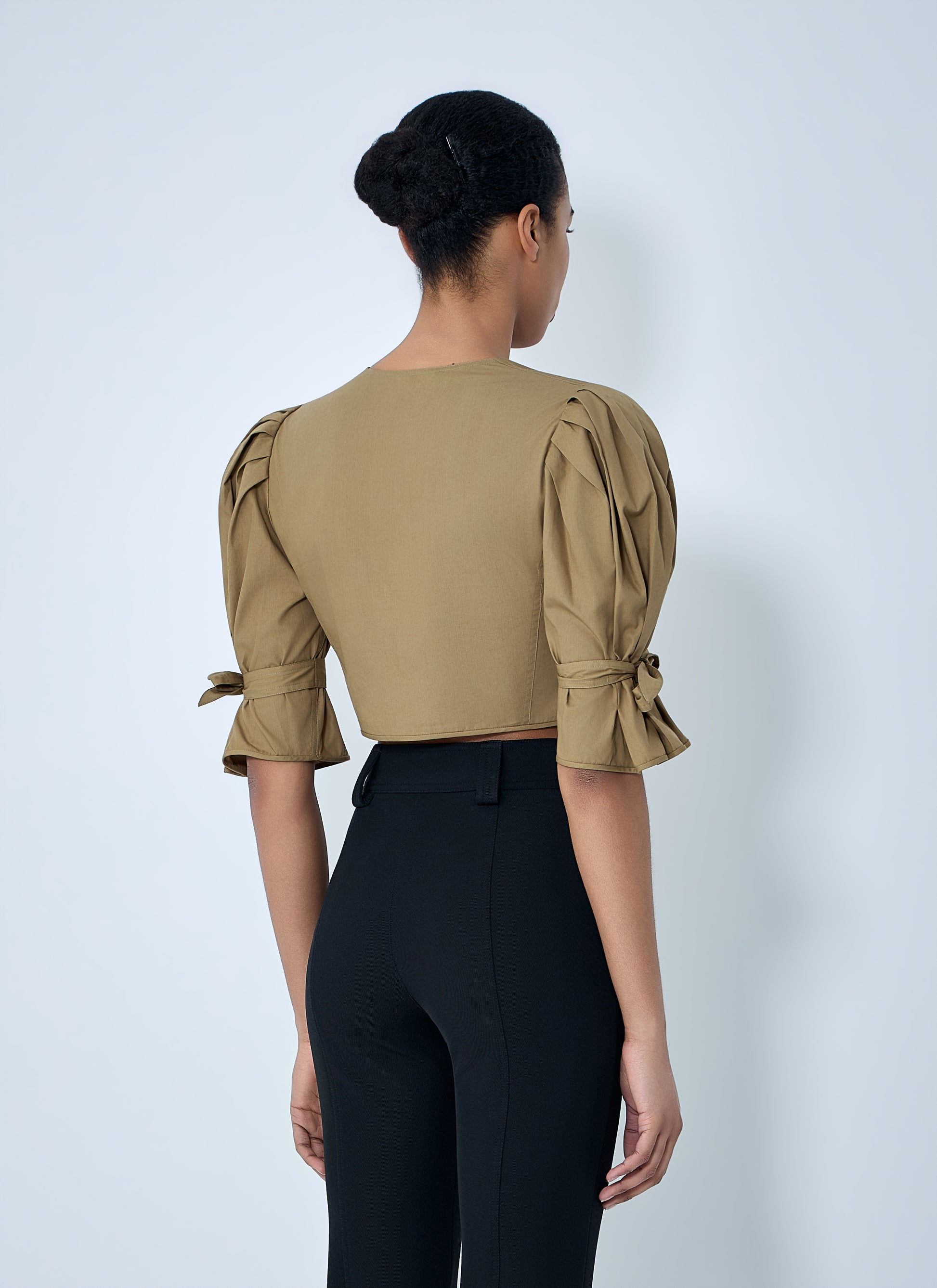 Chloé Women Structured Cropped Blouse CHLOE
