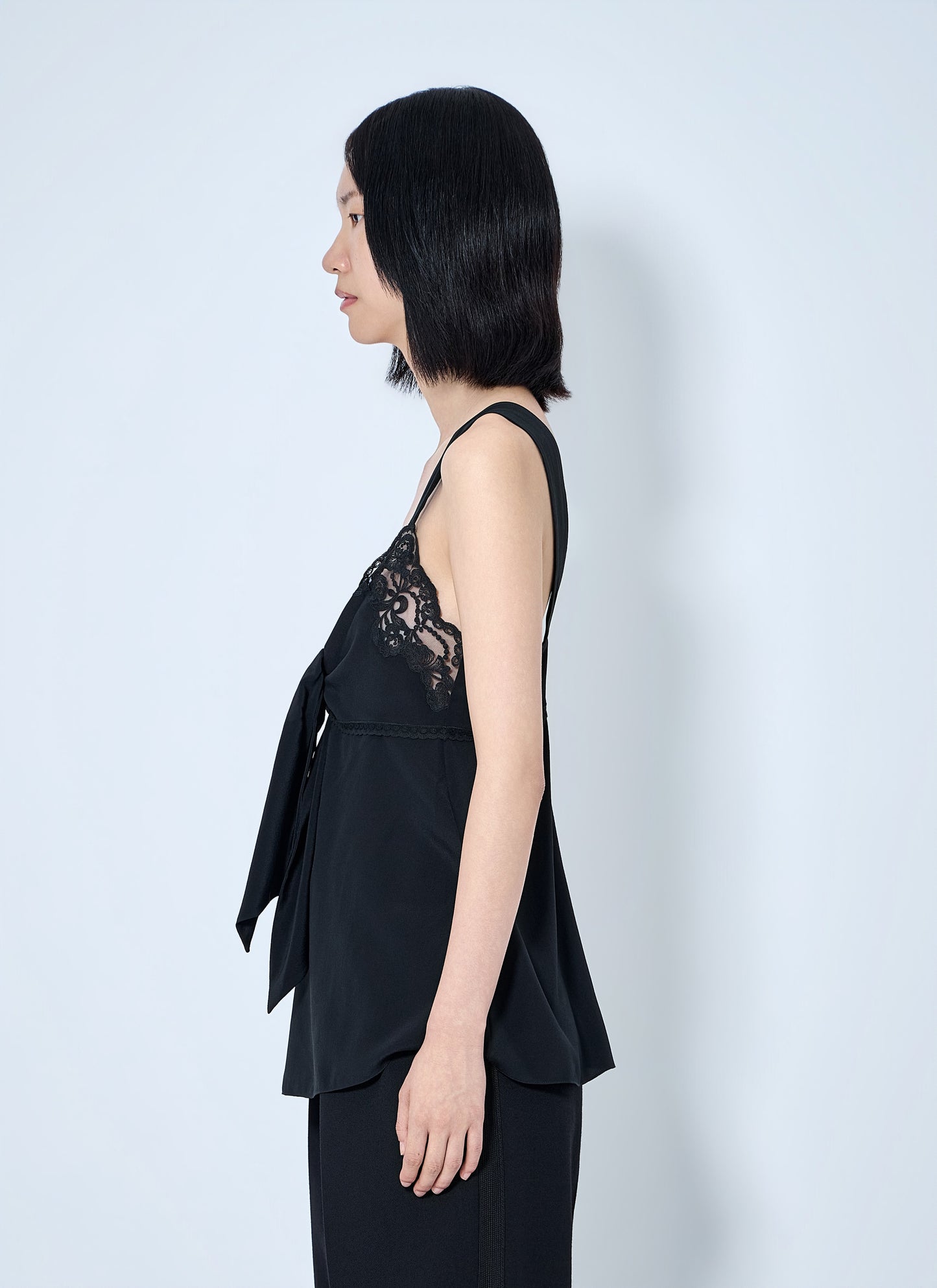 Chloé Women Lace-Trim Silk Crêpe Camisole CHLOE