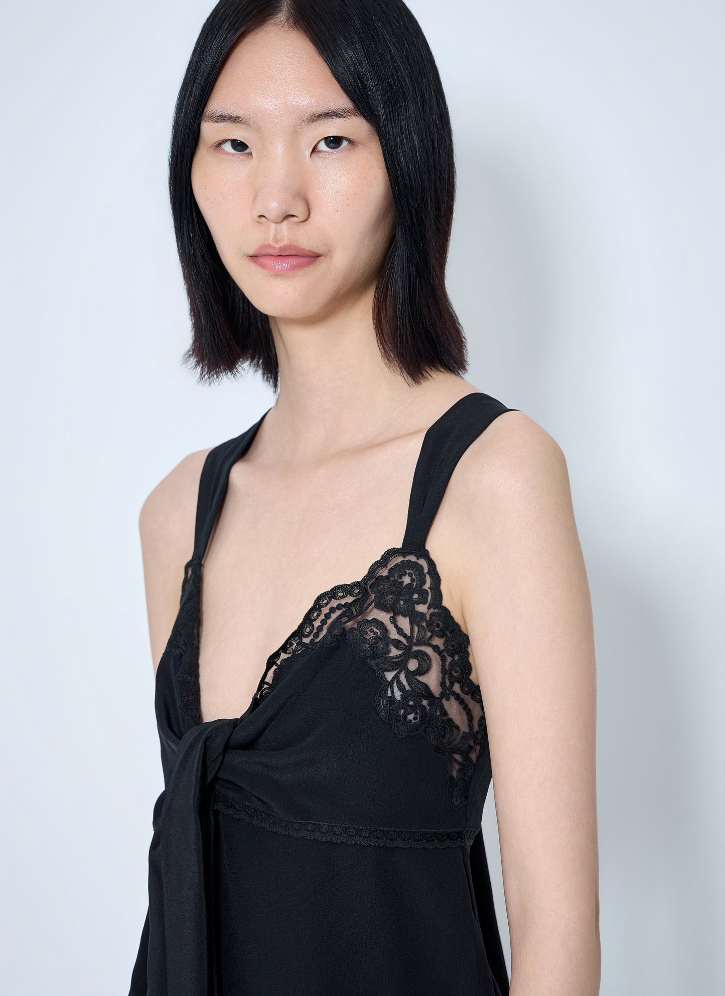 Chloé Women Lace-Trim Silk Crêpe Camisole CHLOE