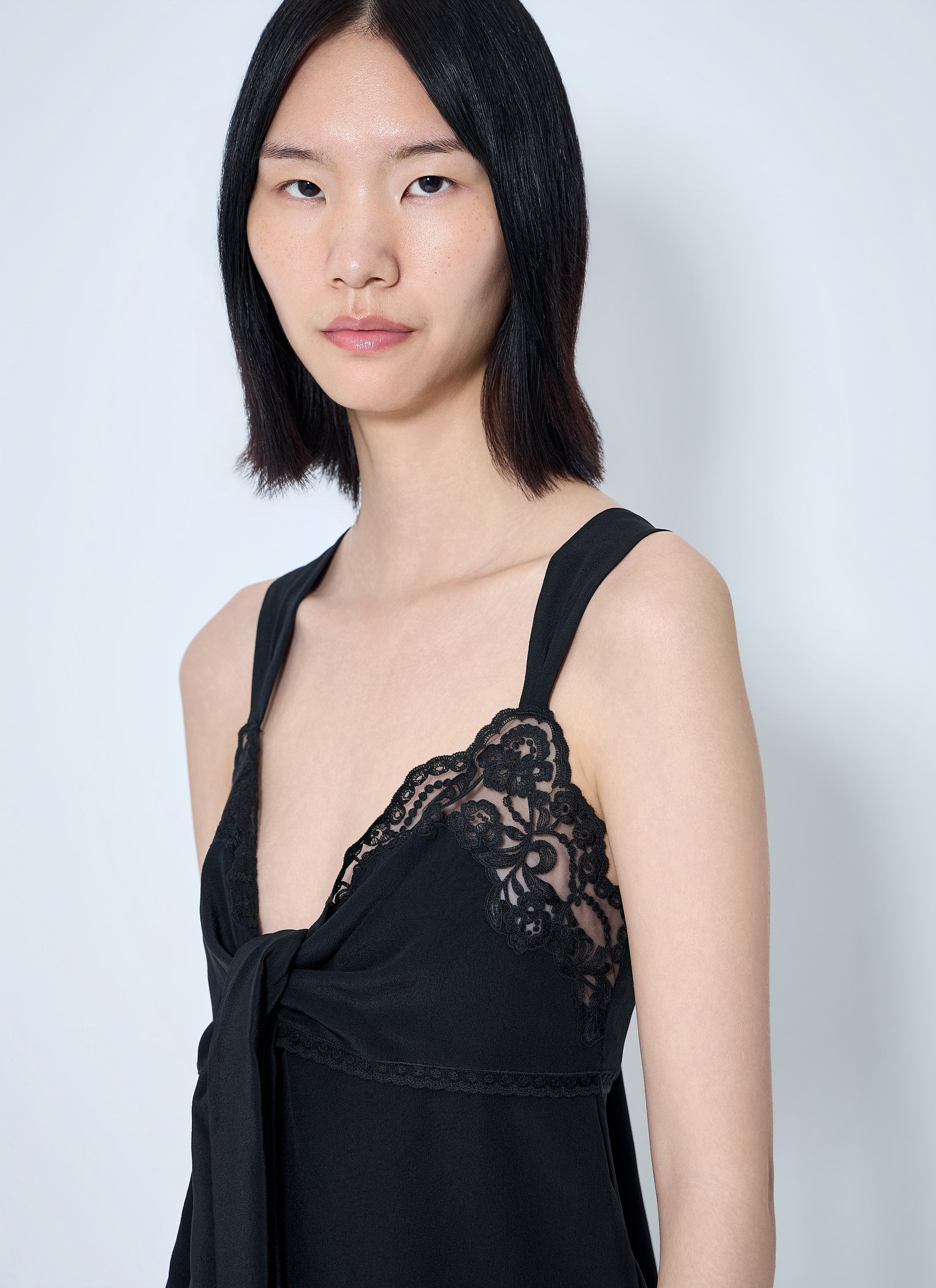 Chloé Women Lace-Trim Silk Crêpe Camisole CHLOE