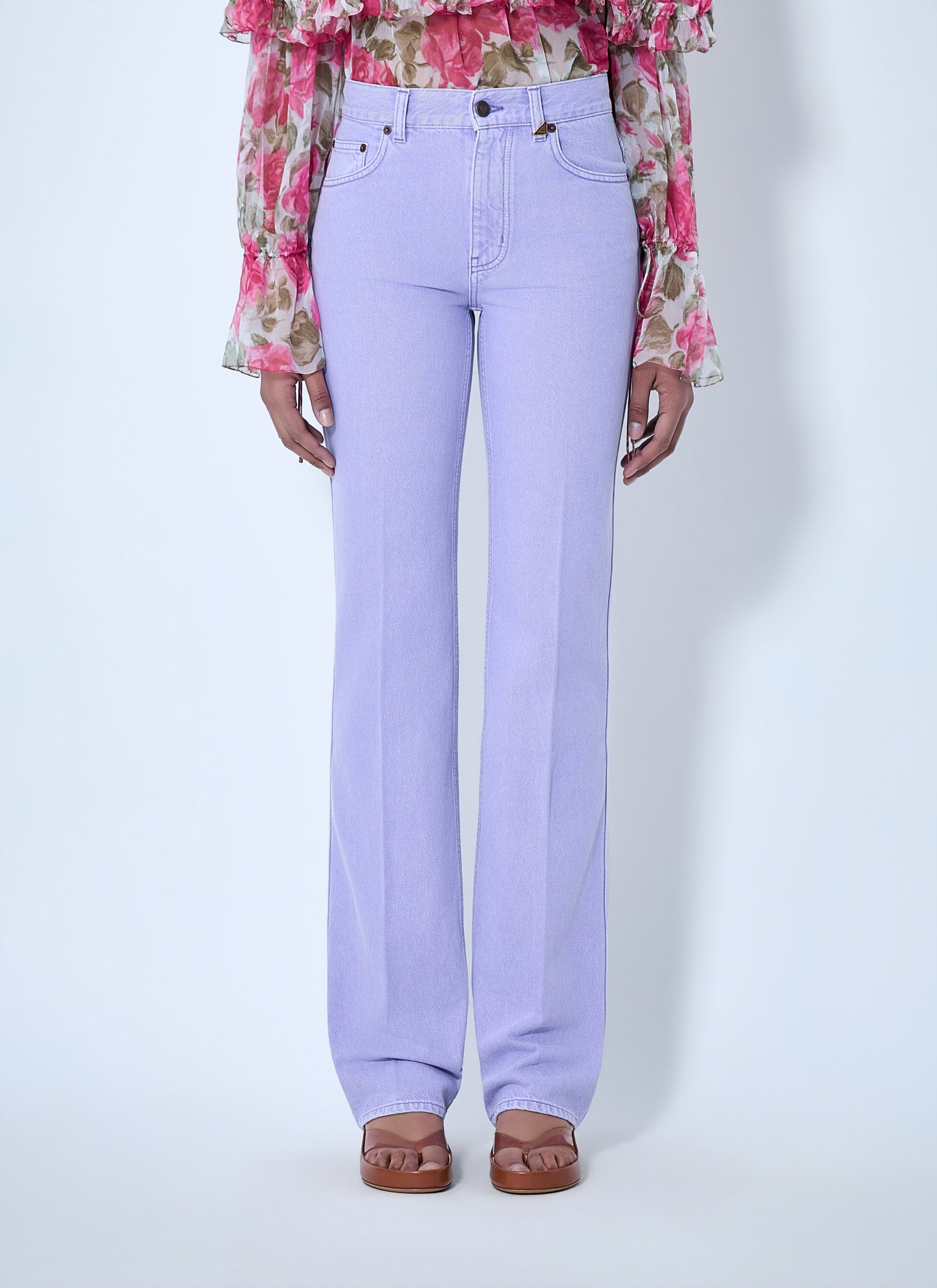 Chloé Women High-Rise Flared Denim Trousers CHLOE