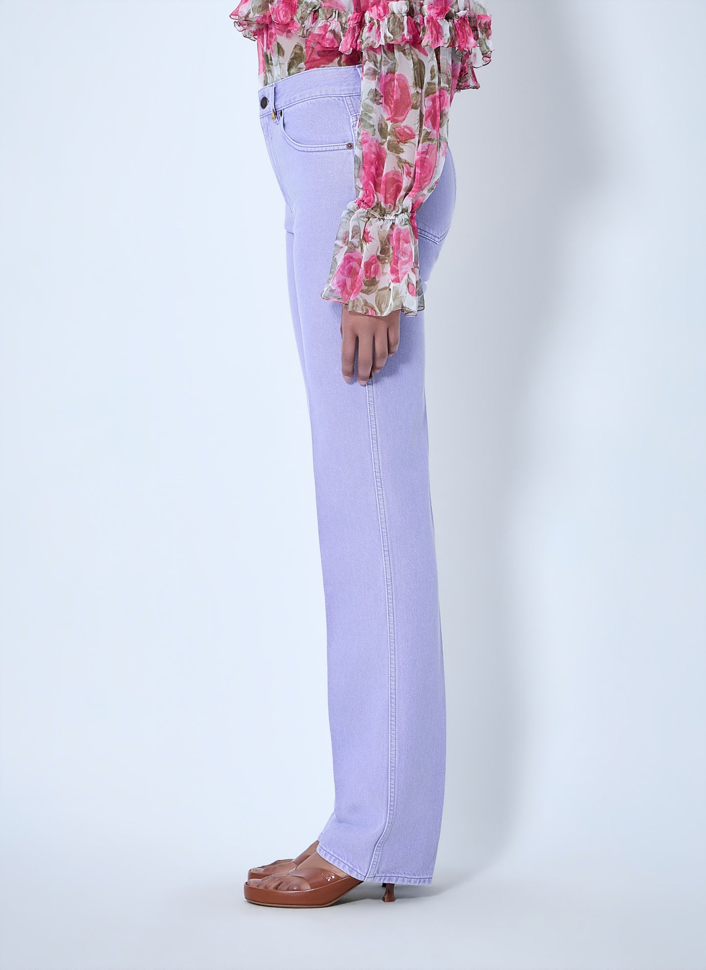 Chloé Women High-Rise Flared Denim Trousers CHLOE