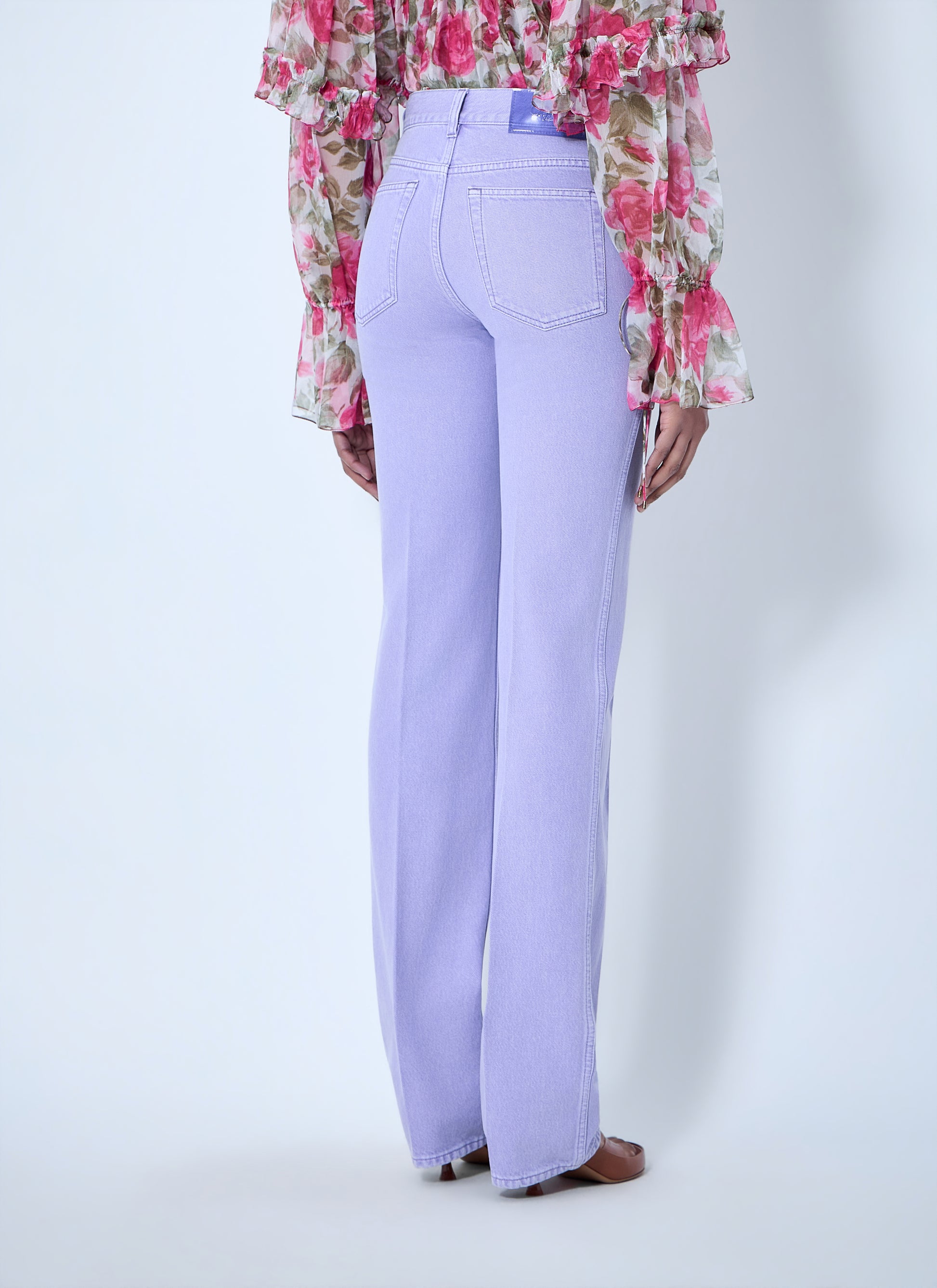 Chloé Women High-Rise Flared Denim Trousers CHLOE