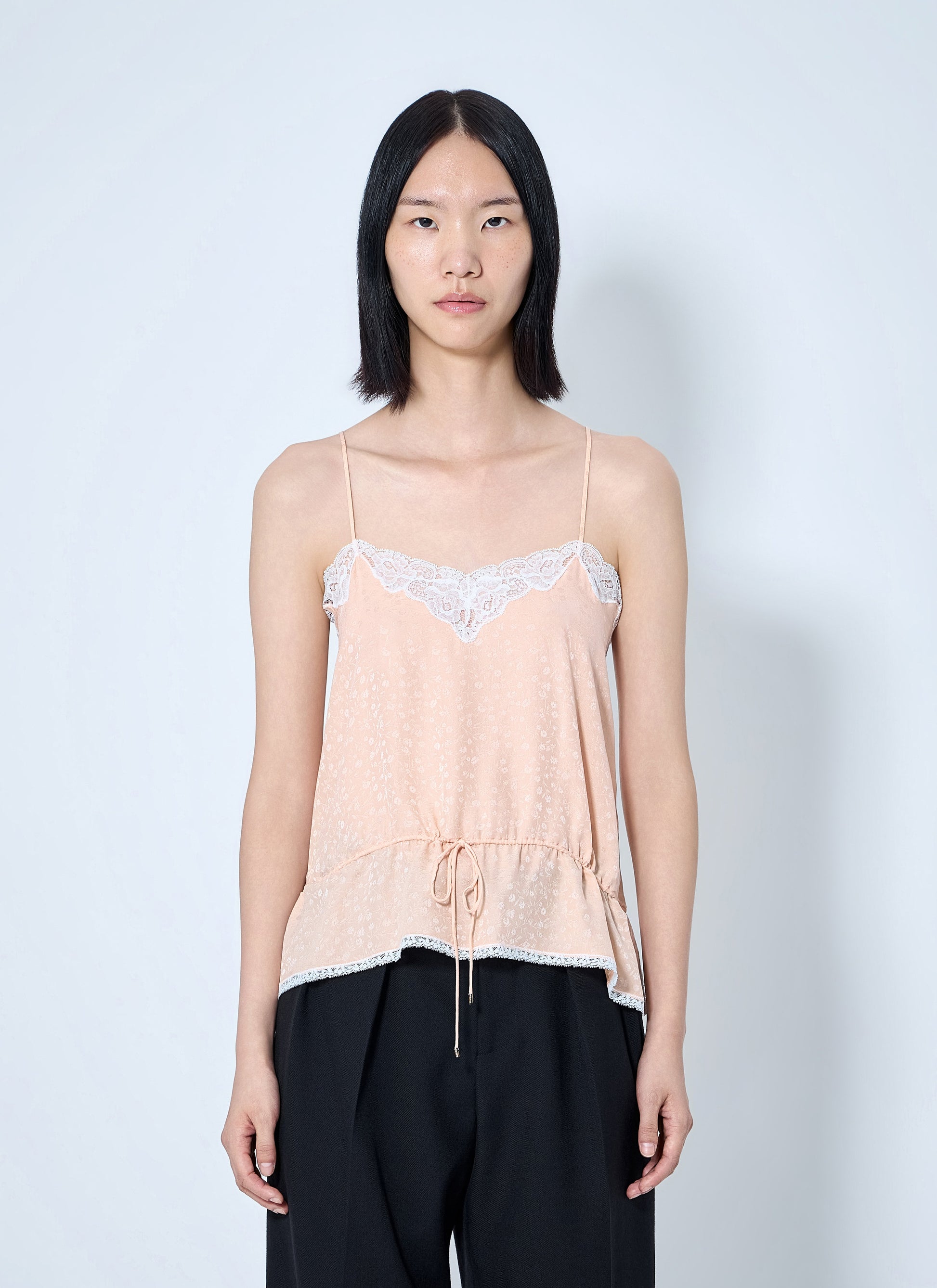 Chloé Women Lace Trim Camisole Top CHLOE