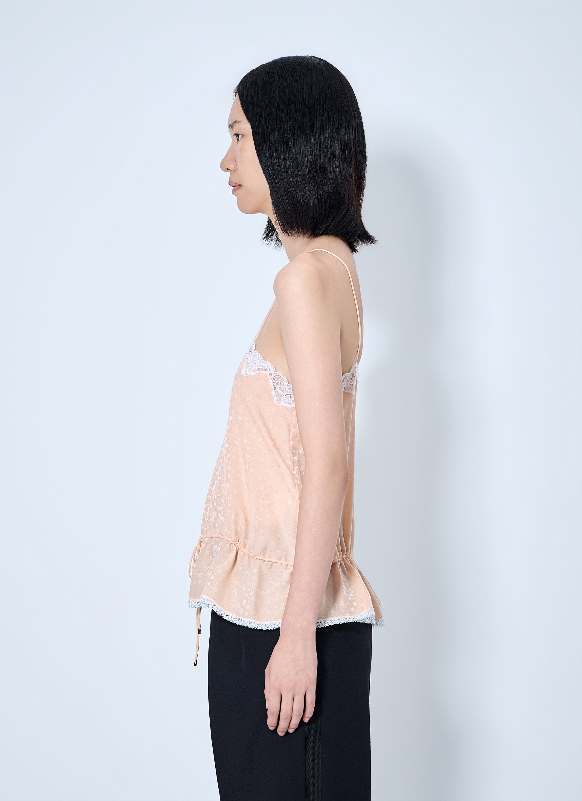 Chloé Women Lace Trim Camisole Top CHLOE