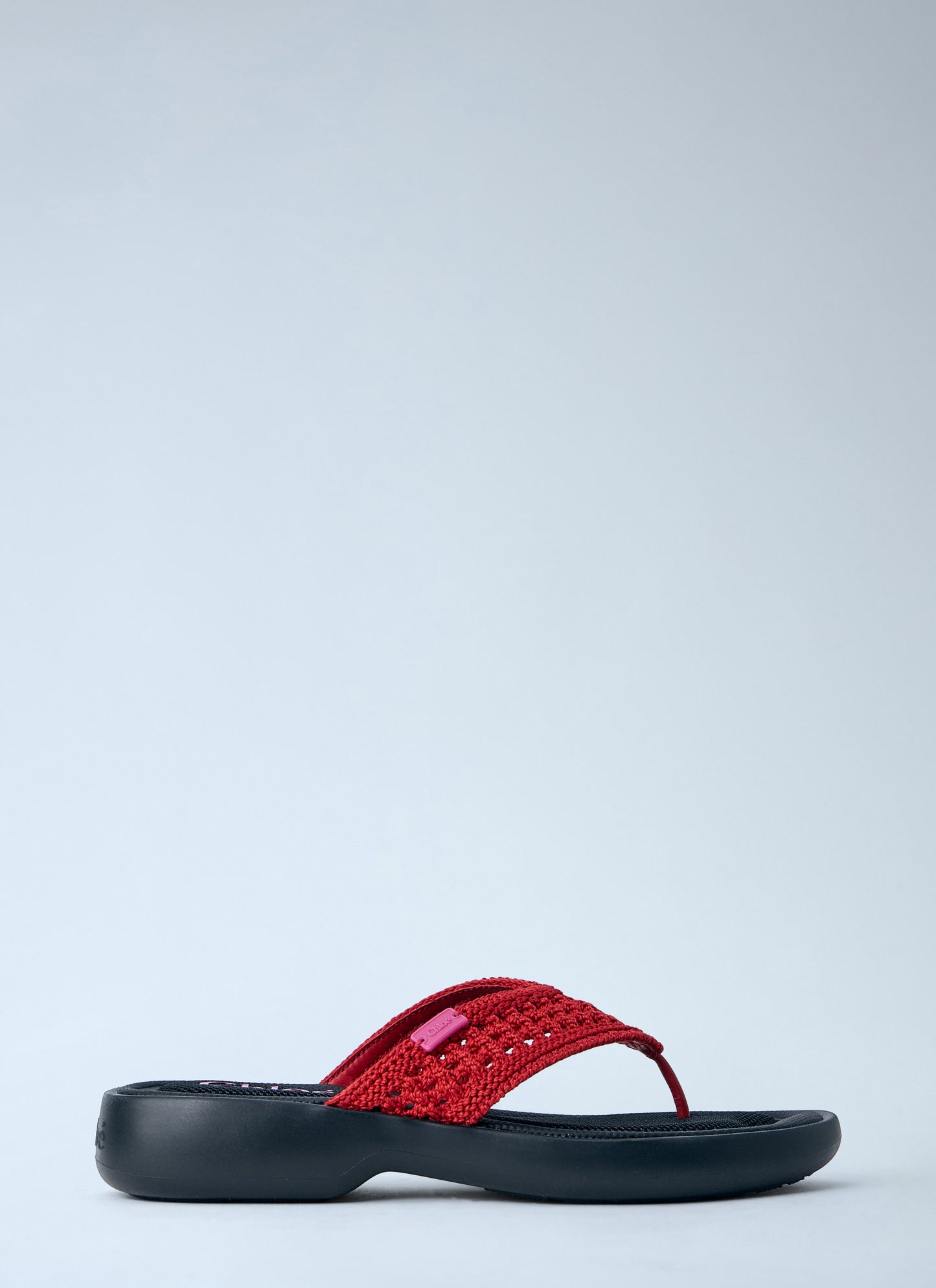 Chloé Women Woven Strap Poolette Sandals CHLOE