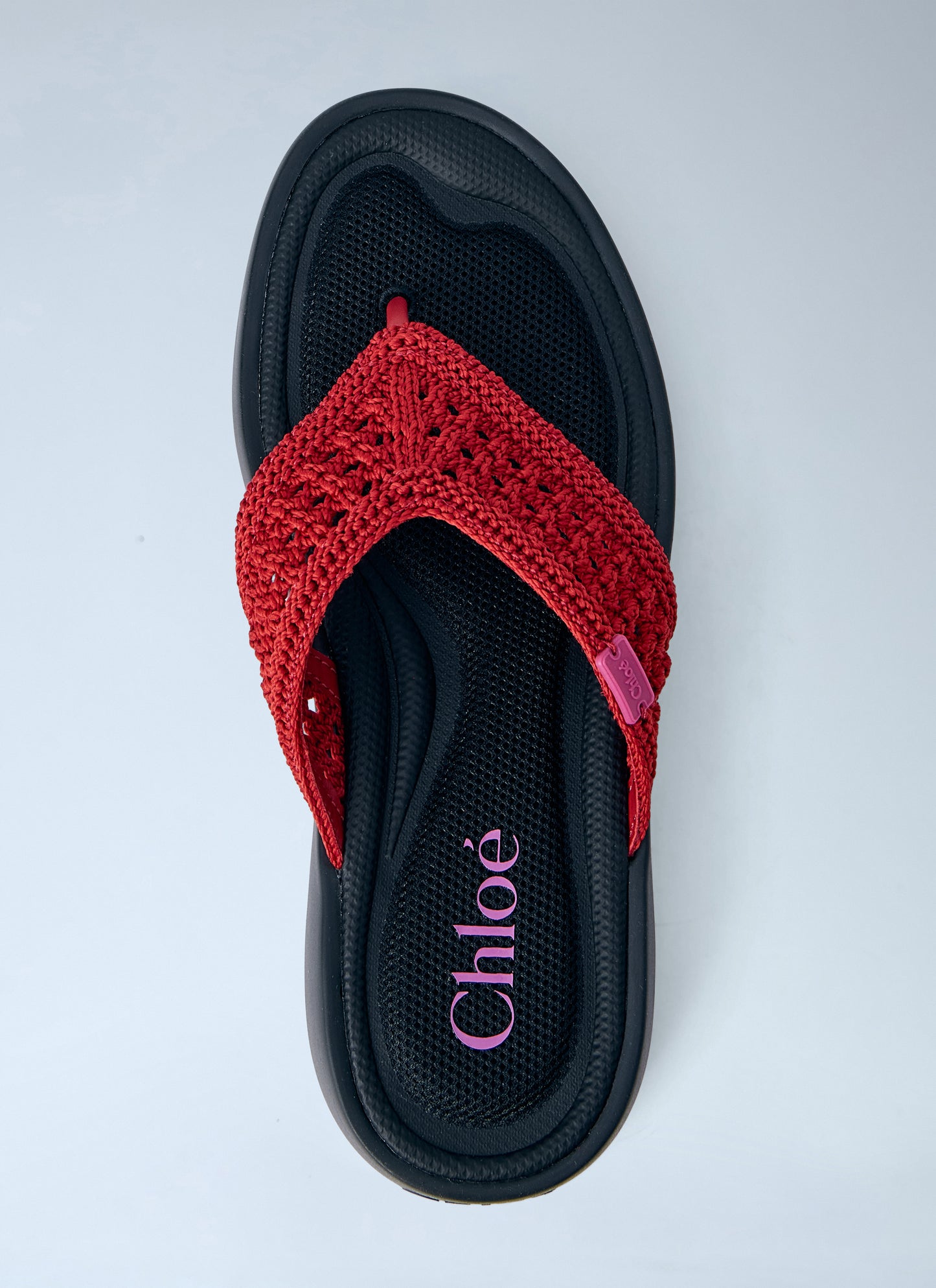 Chloé Women Woven Strap Poolette Sandals CHLOE