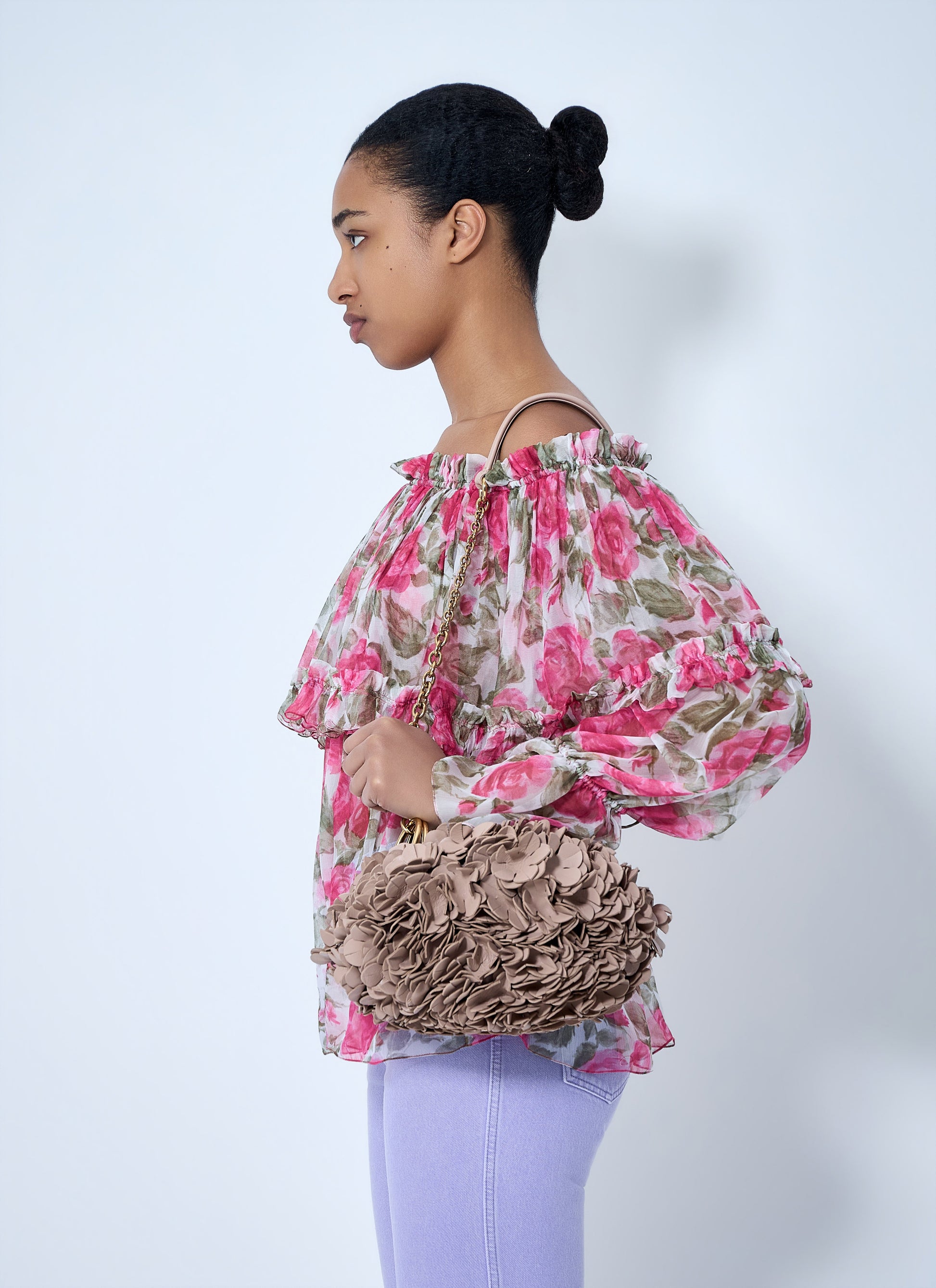 Chloé Women Floral Appliqué Chain Bag CHLOE
