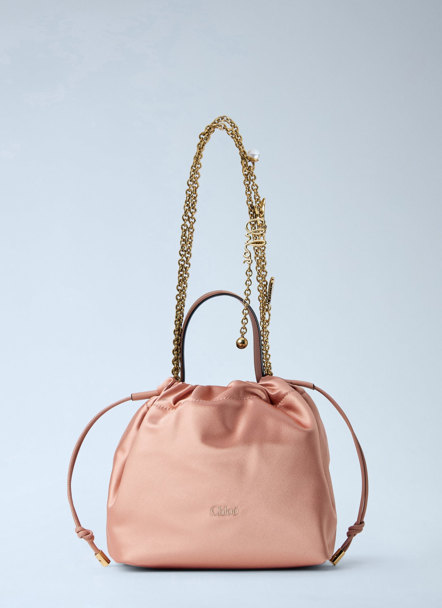 Chloé Women Drawstring Chain Icons Handle Bag CHLOE