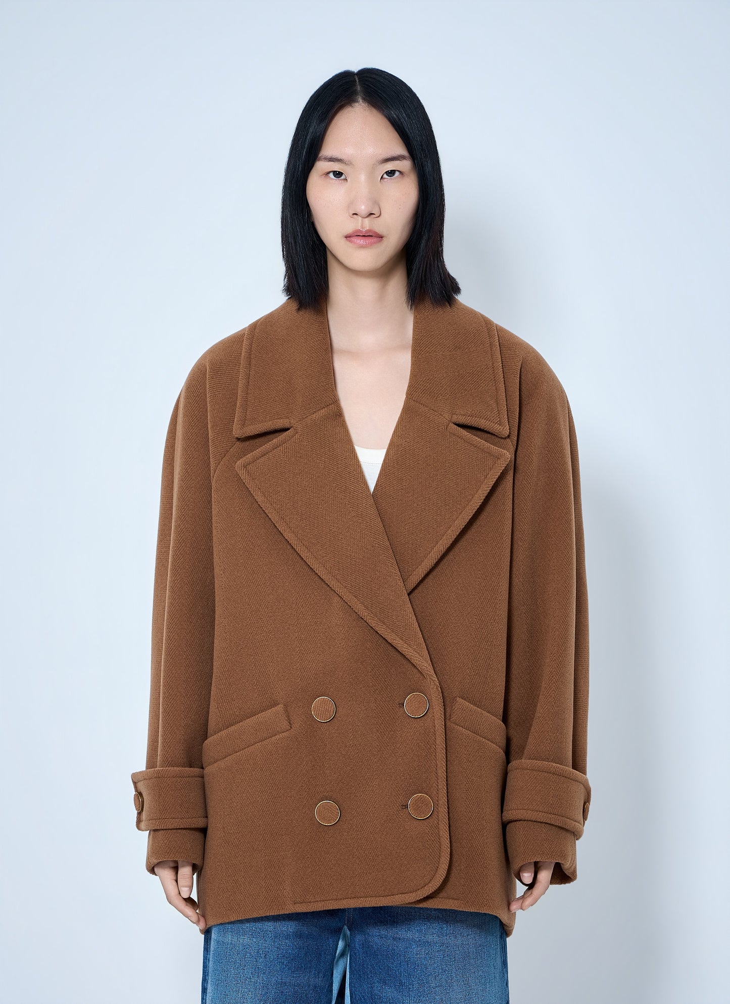 Chloé Women Double-Breasted Short Coat