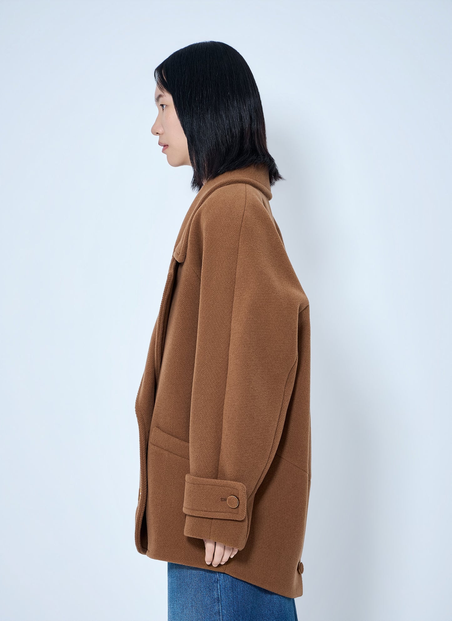 Chloé Women Double-Breasted Short Coat