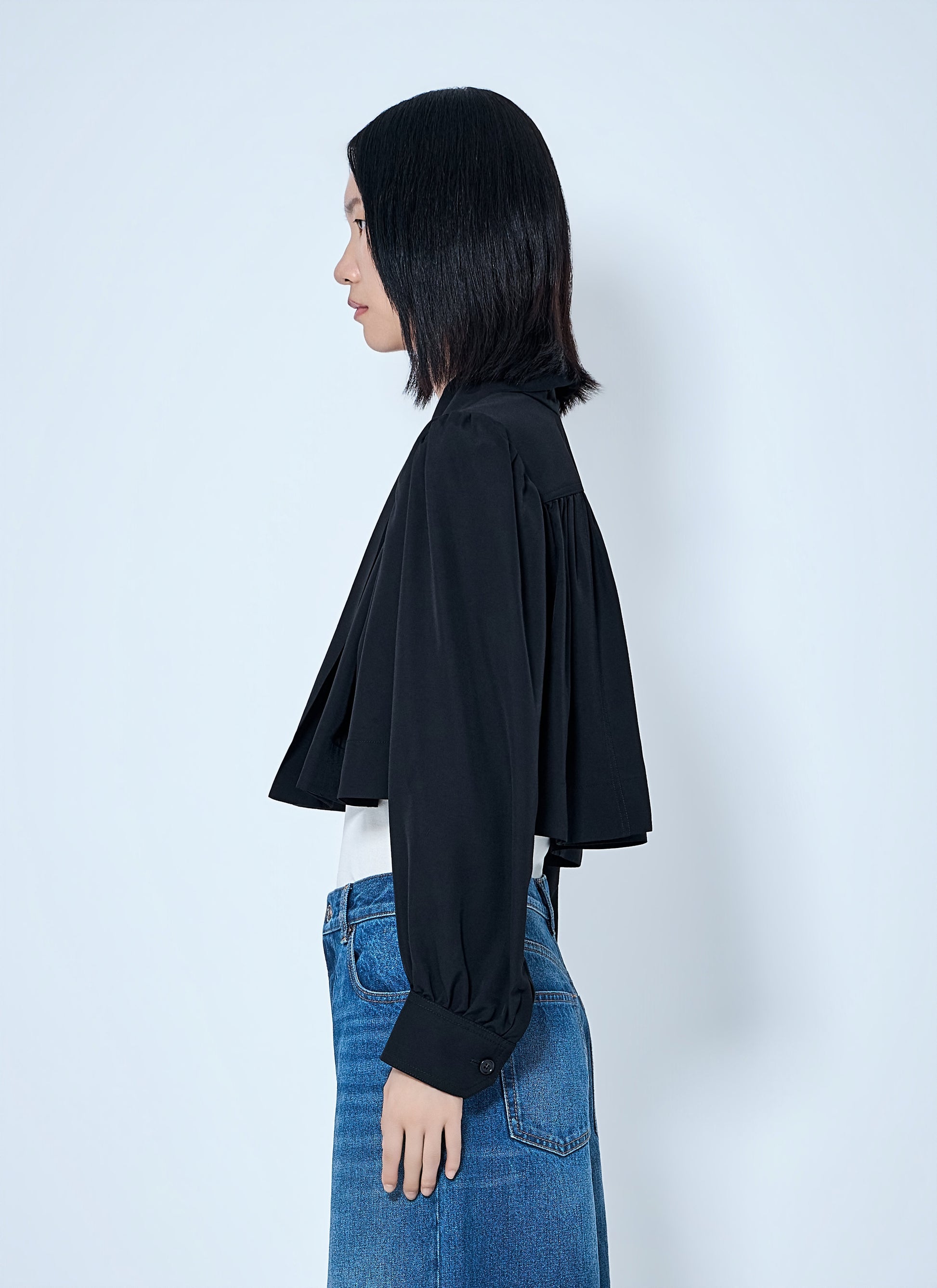 Chloé Women Gathered Cropped Jacket CHLOE