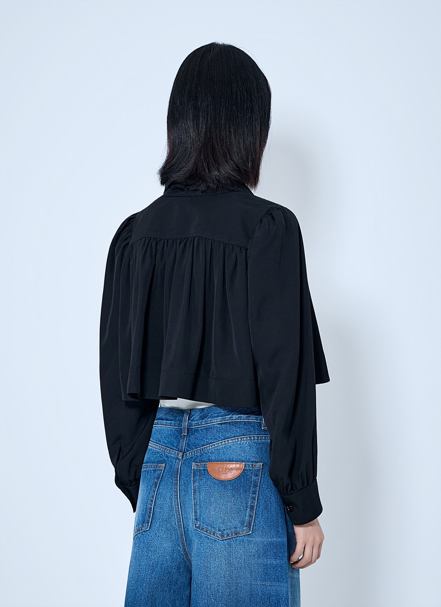 Chloé Women Gathered Cropped Jacket CHLOE