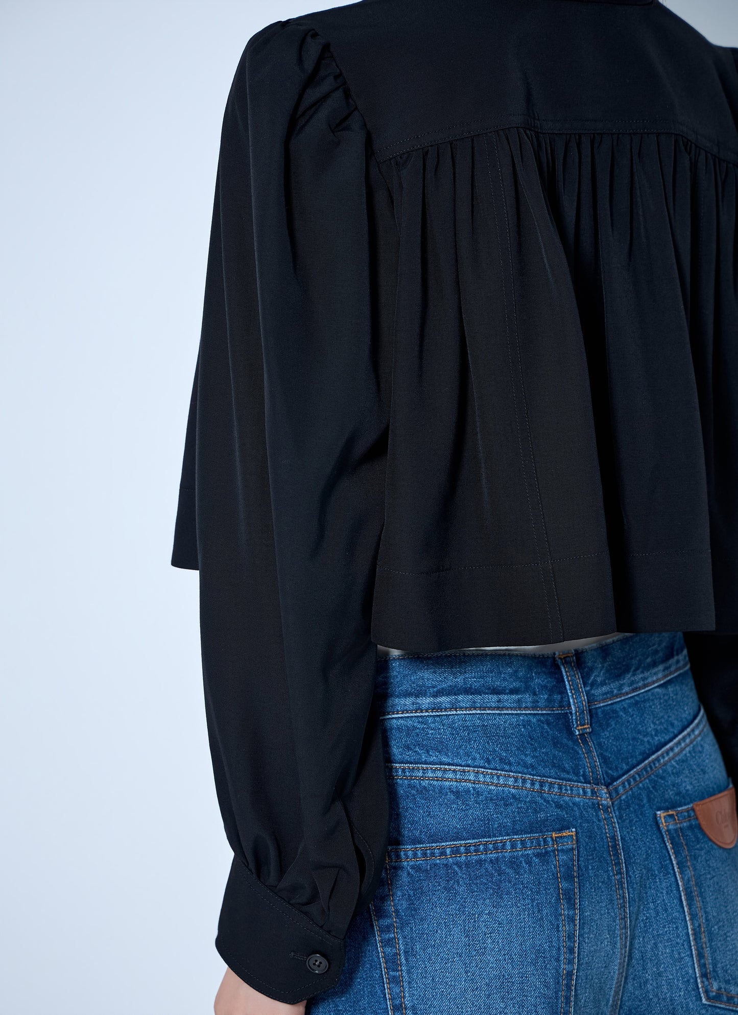 Chloé Women Gathered Cropped Jacket CHLOE