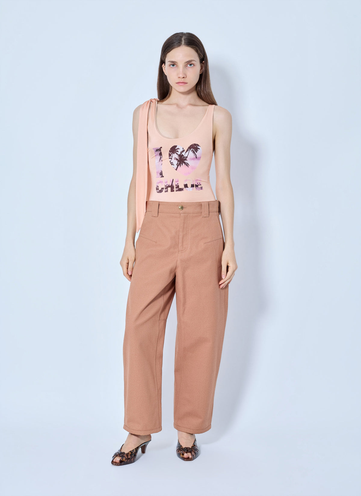 Chloé Women Wide-Leg Barrel Trousers CHLOE