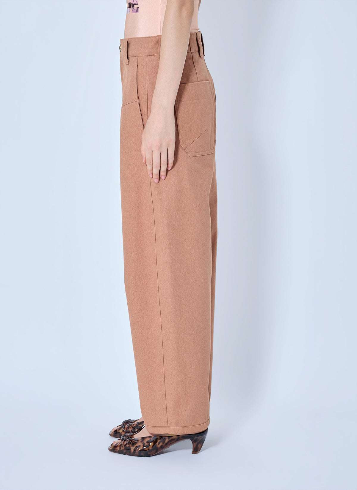 Chloé Women Wide-Leg Barrel Trousers CHLOE