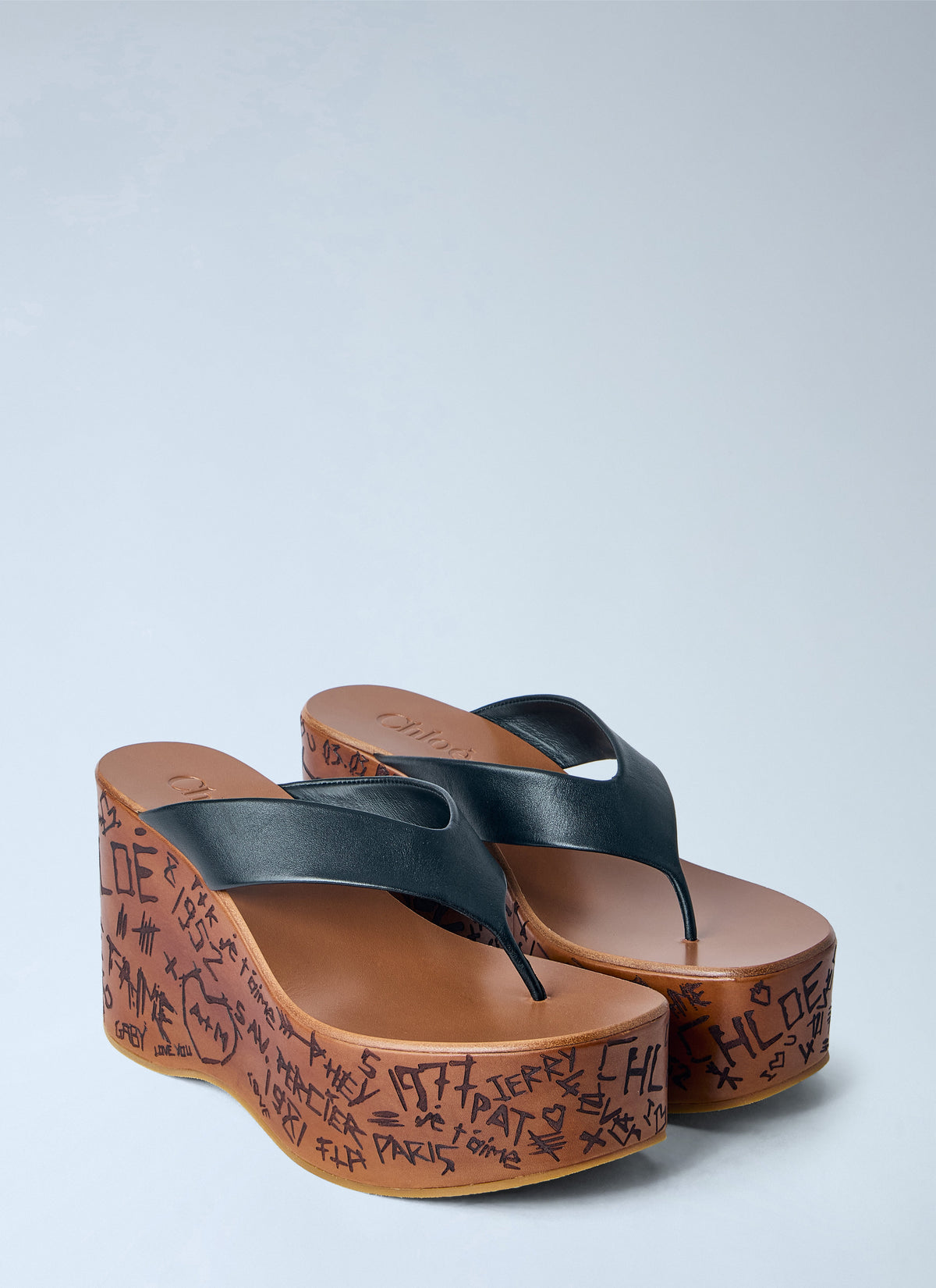 Chloé Women Maxime Wedge Sandals CHLOE