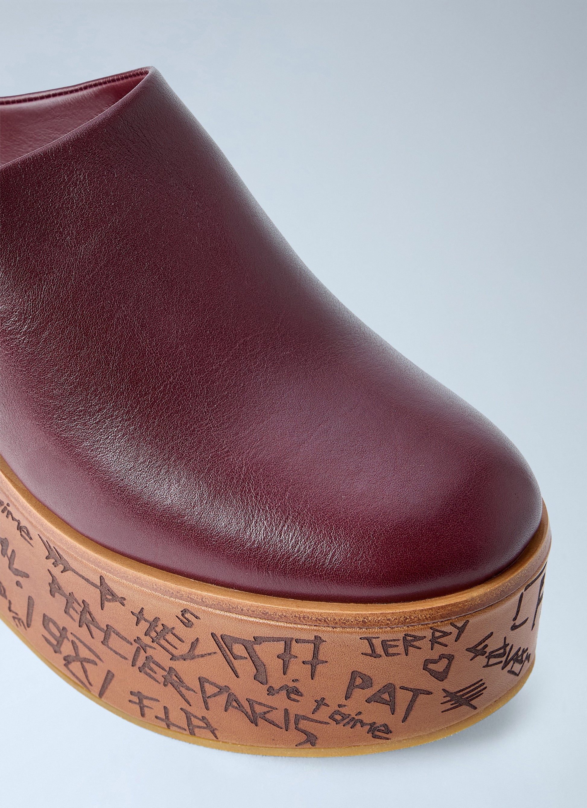 Chloé Women Maxime Wedge Mules CHLOE