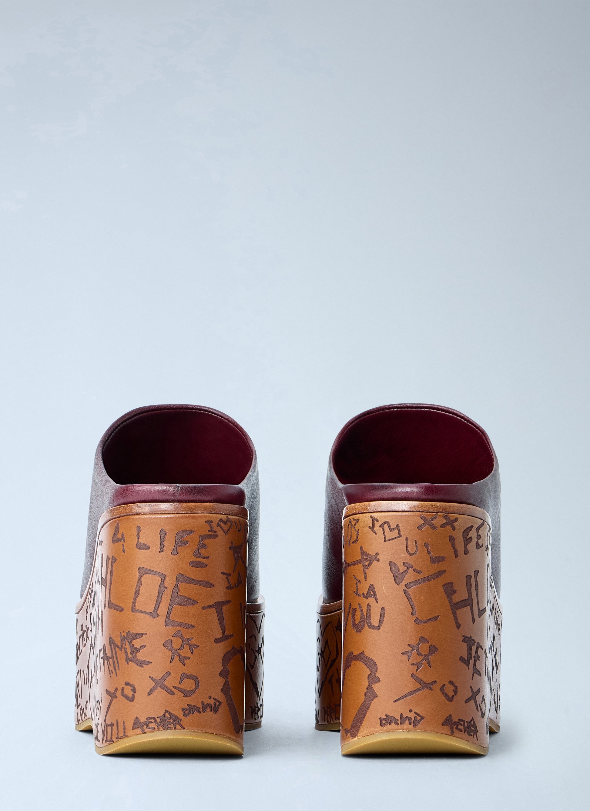 Chloé Women Maxime Wedge Mules CHLOE