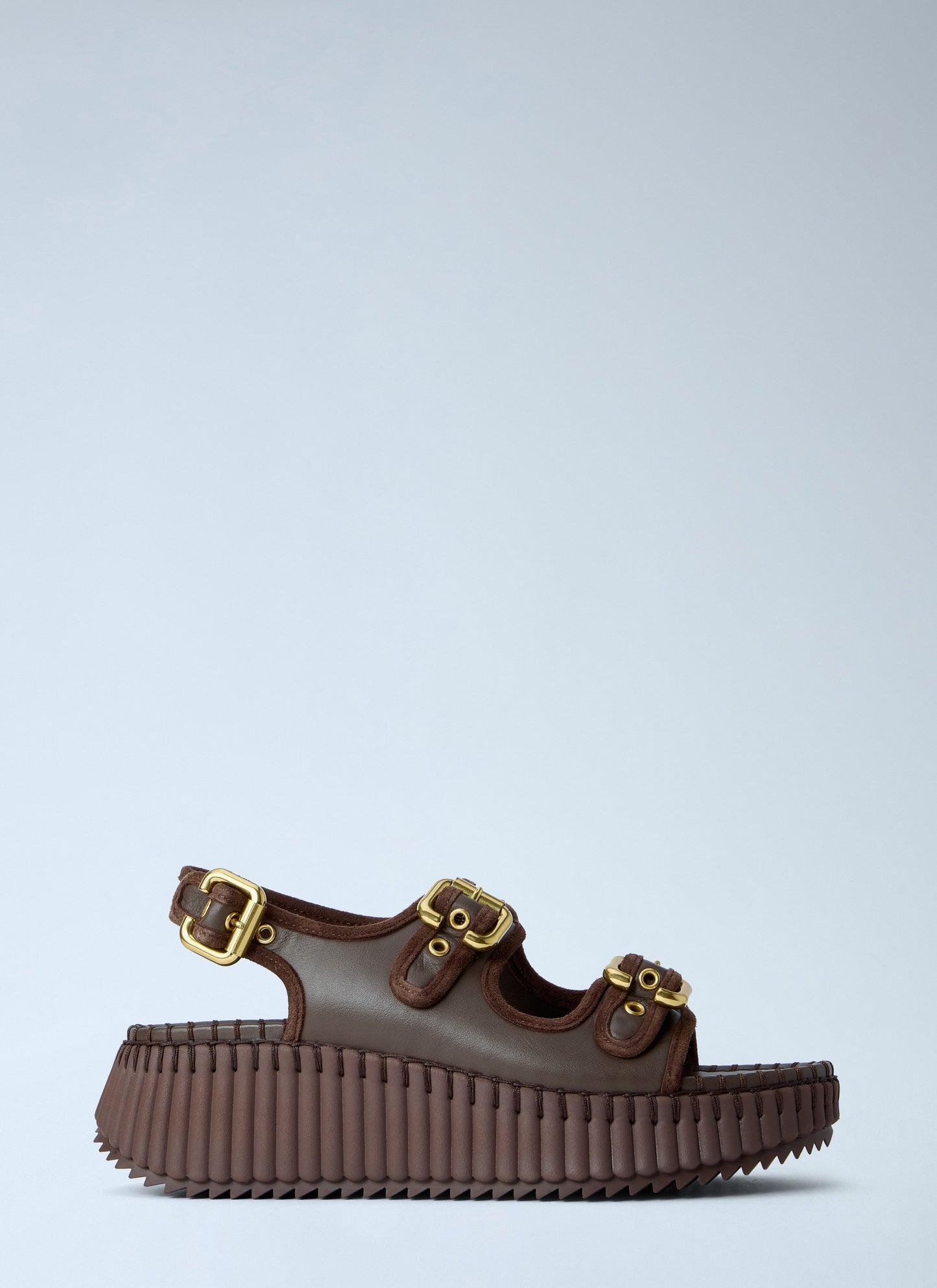 Chloé Women Nama Wedge Sandals CHLOE