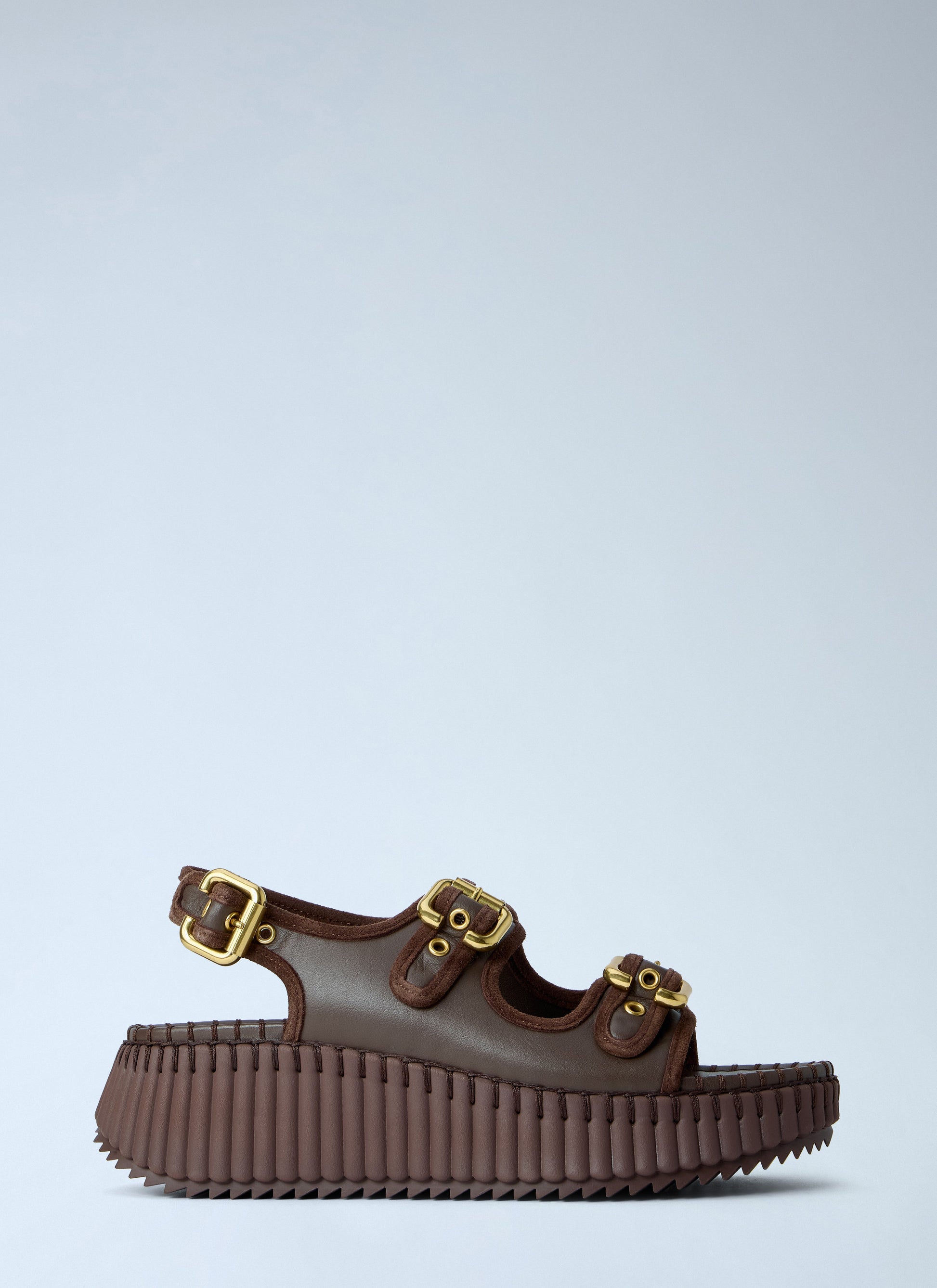 Chloé Women Nama Wedge Sandals CHLOE
