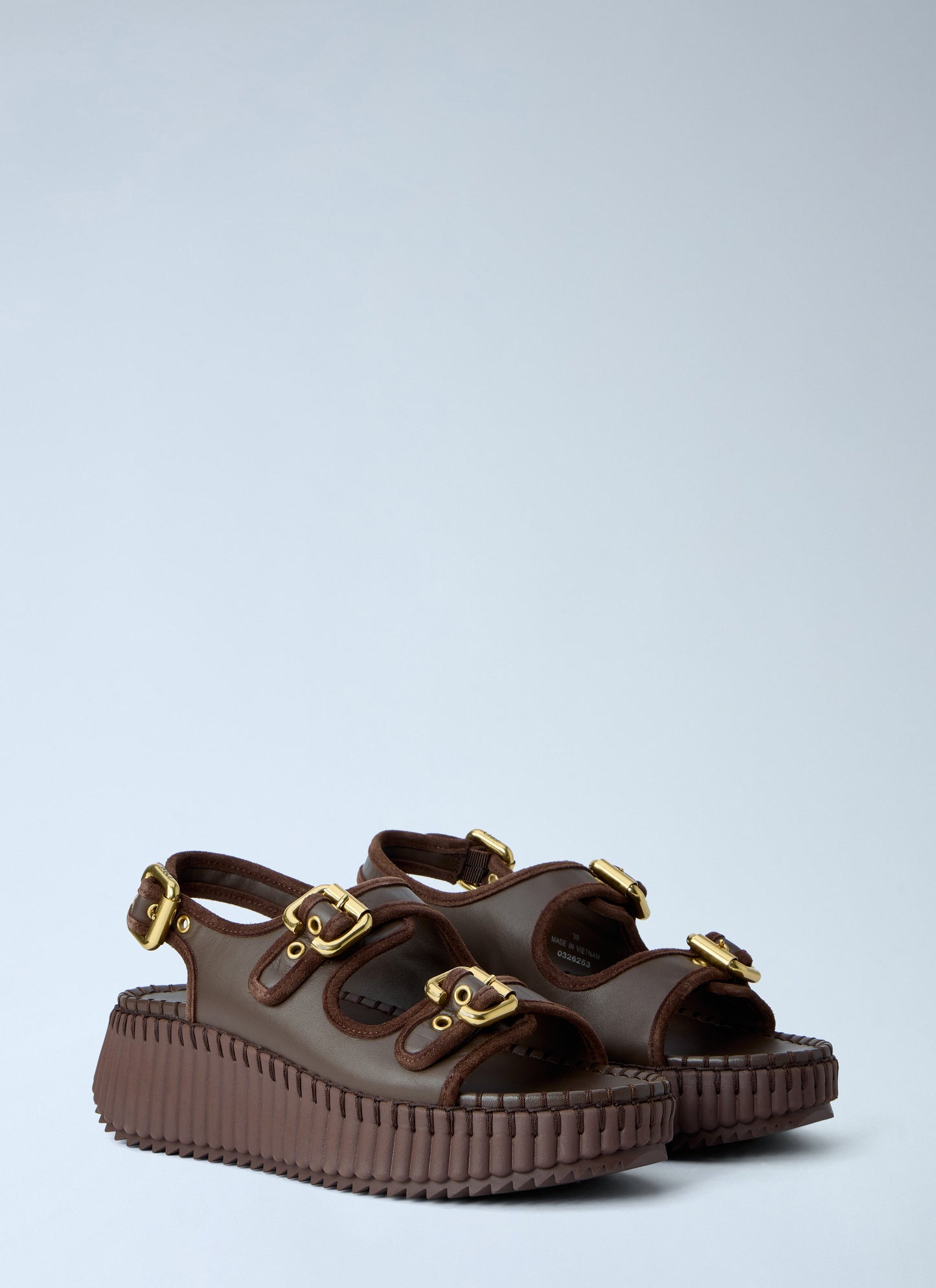 Chloé Women Nama Wedge Sandals CHLOE