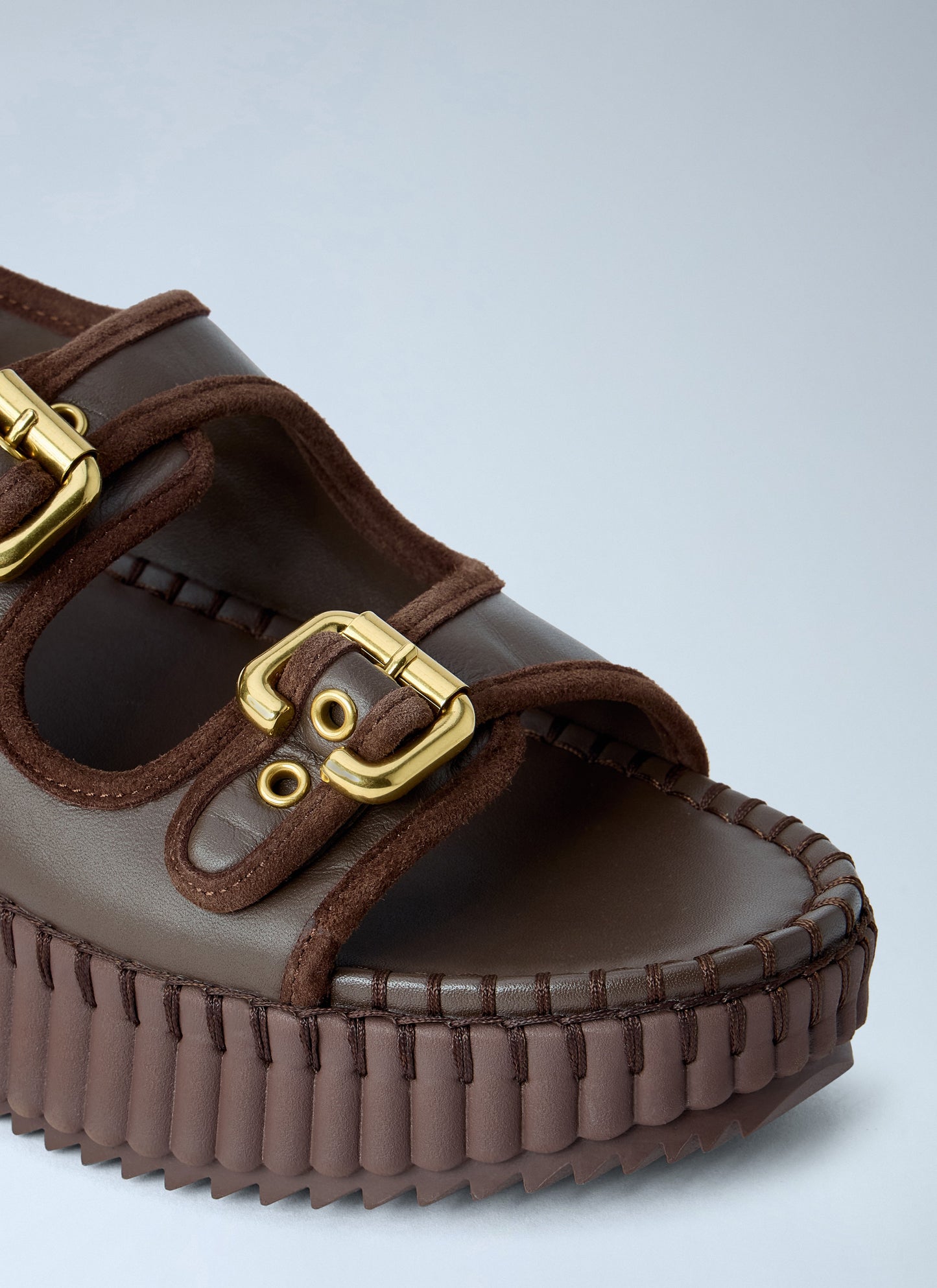 Chloé Women Nama Wedge Sandals CHLOE