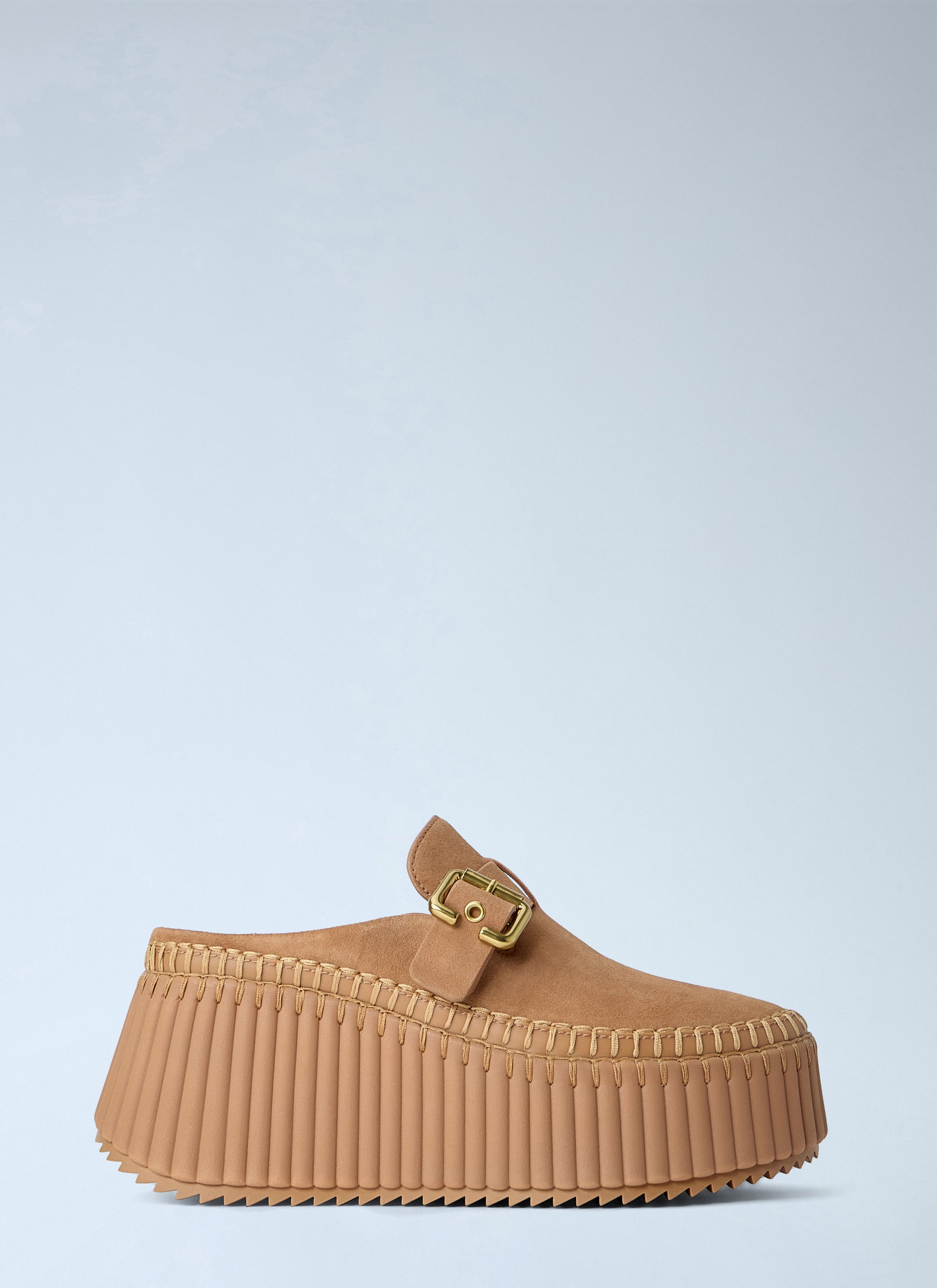 Chloé Women Nama Wedge Mules CHLOE