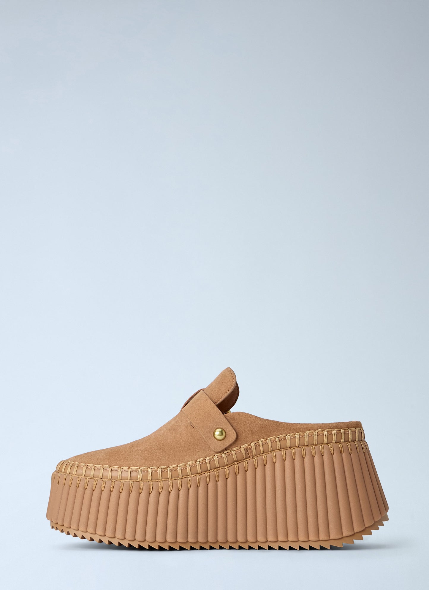 Chloé Women Nama Wedge Mules CHLOE