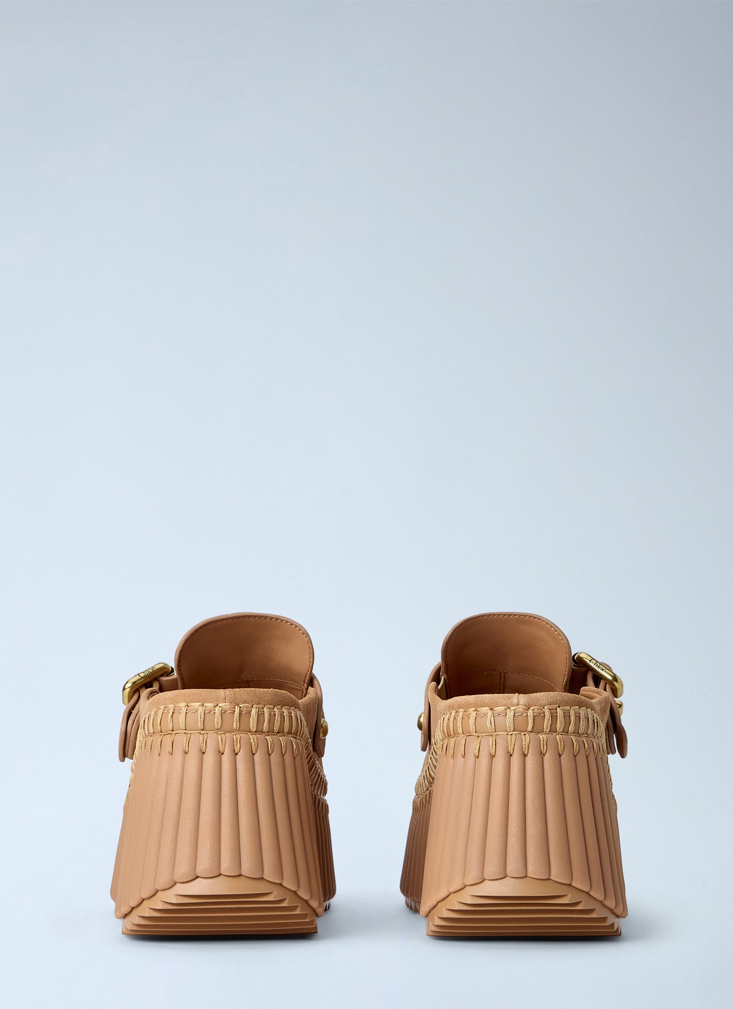 Chloé Women Nama Wedge Mules CHLOE