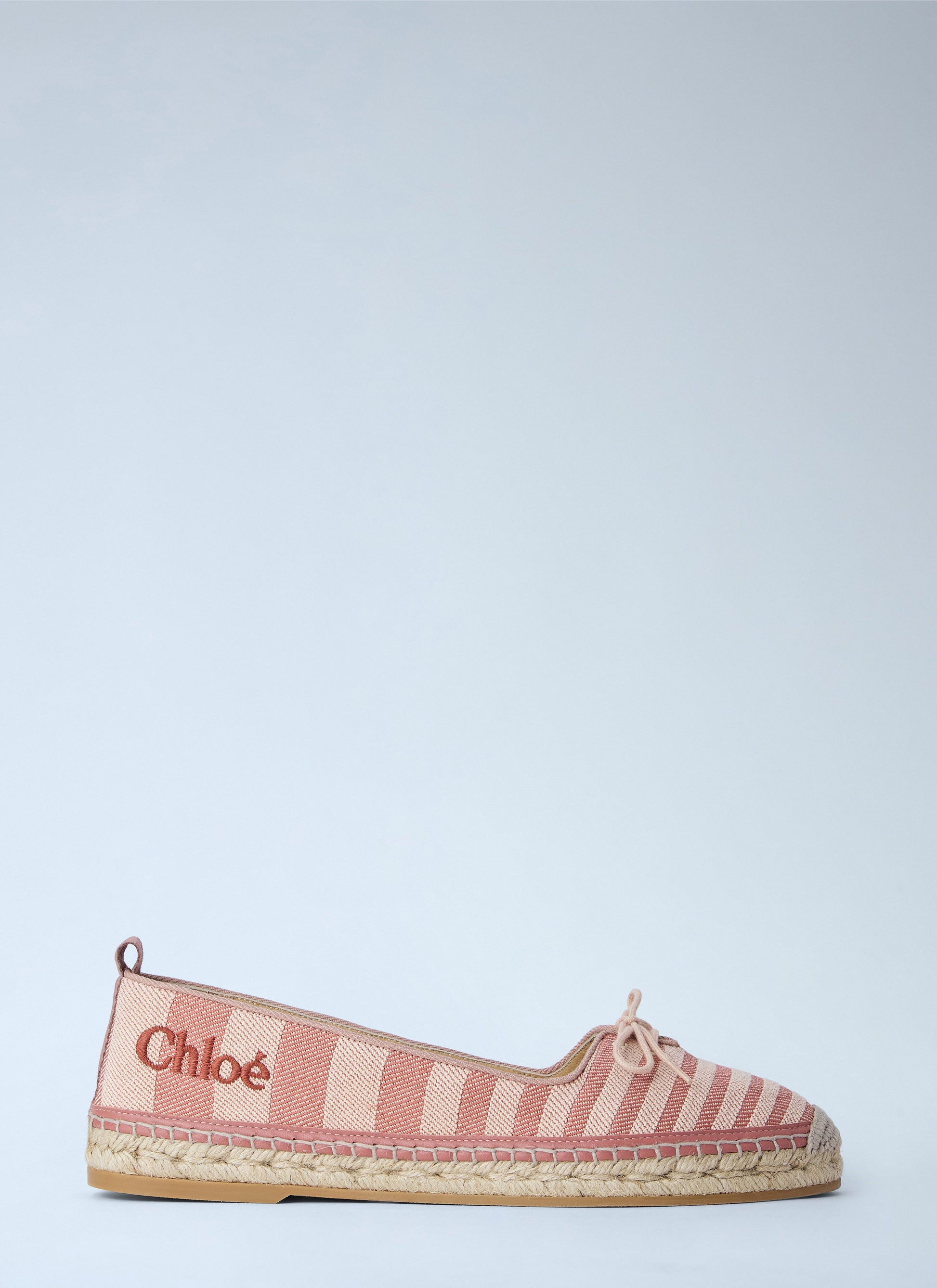 Chloé Women Isla Striped Canvas Espadrilles CHLOE