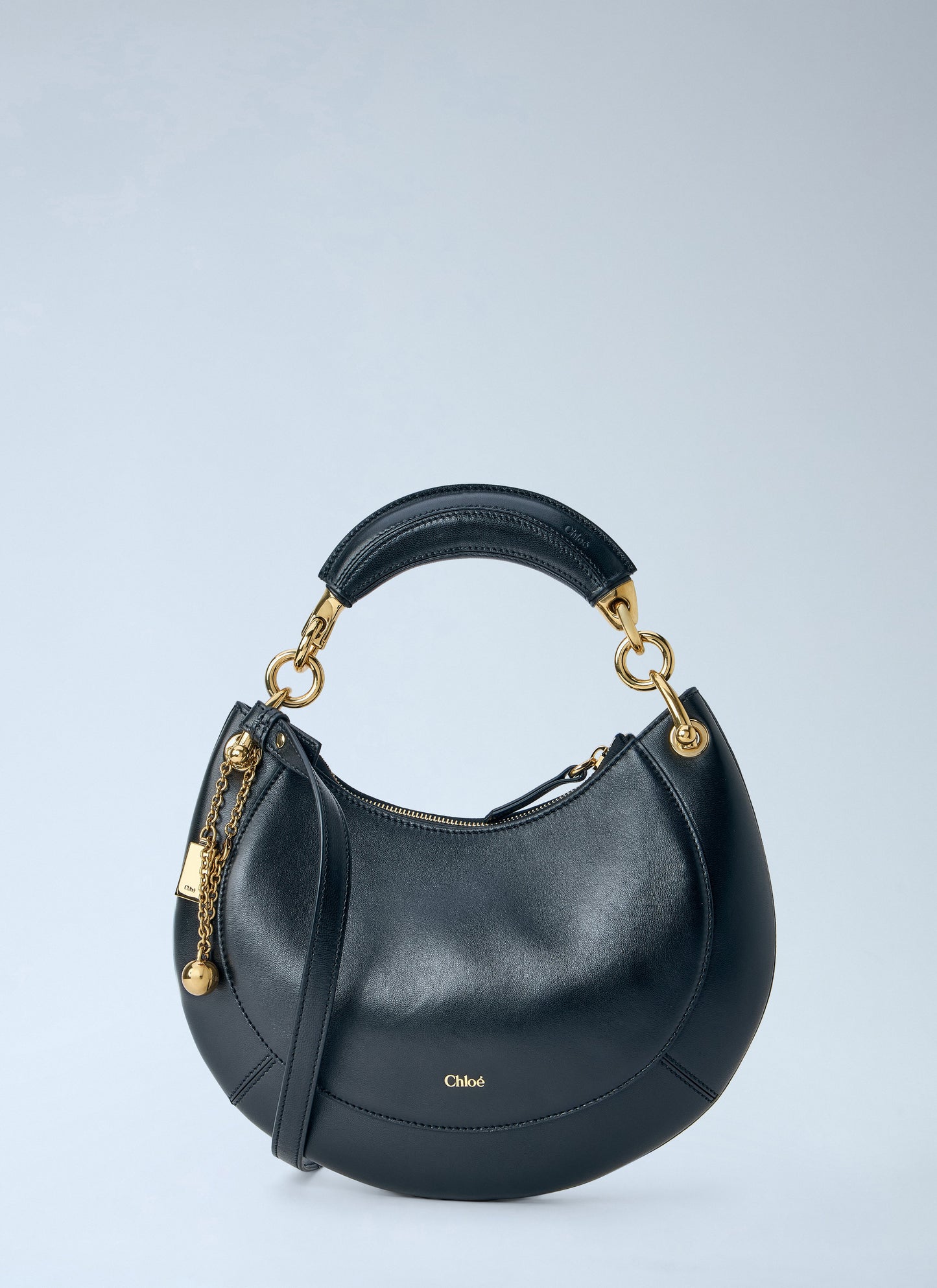 Chloé Women Small Banana Nappa Zipped Shoulder Bag