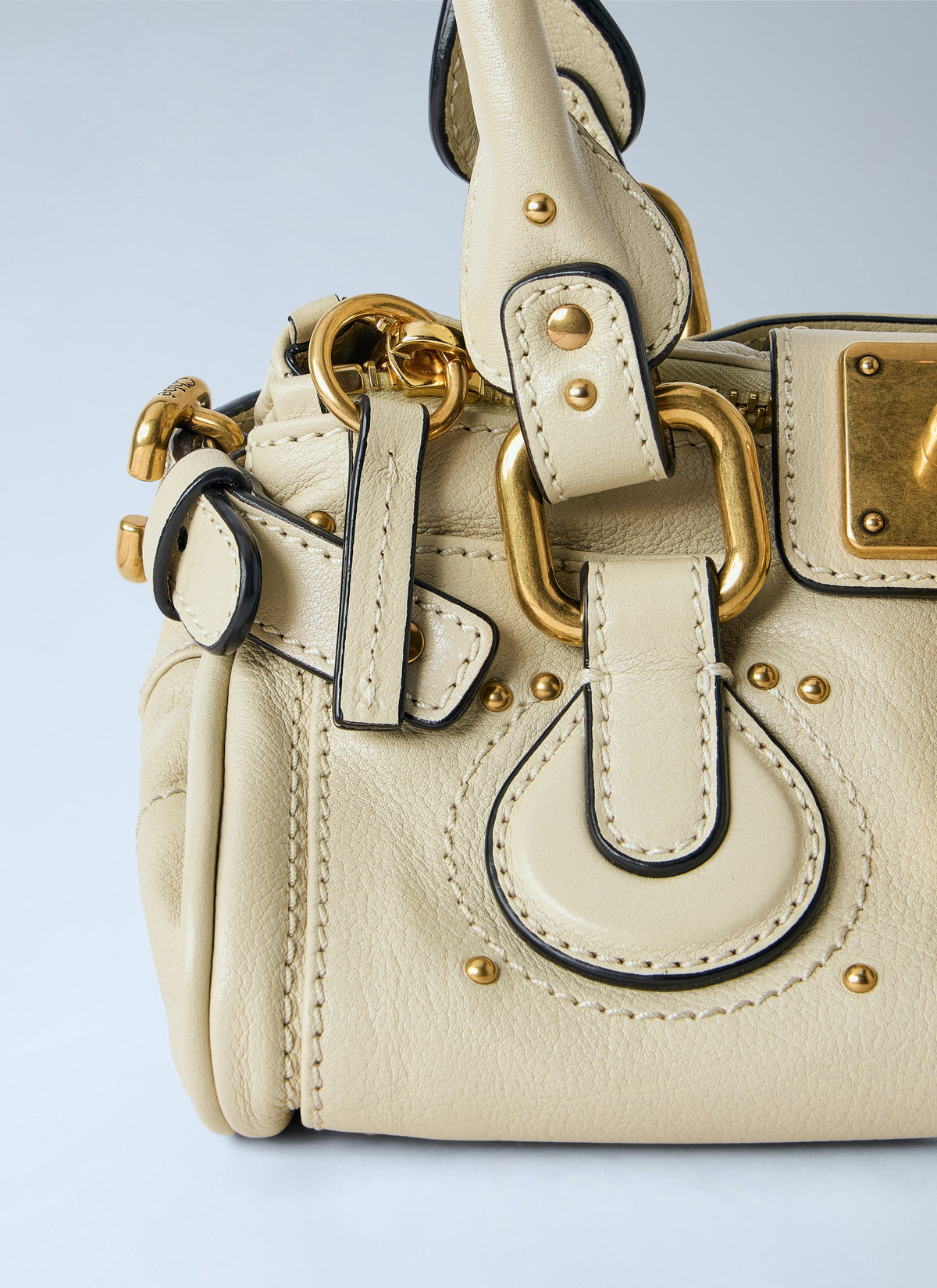 Chloé Women Small Paddington Grained Leather Shoulder Bag CHLOE