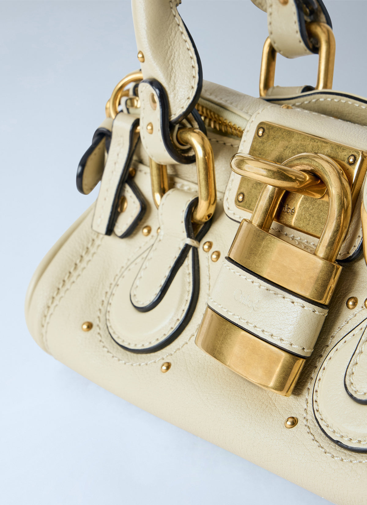 Chloé Women Small Paddington Grained Leather Shoulder Bag CHLOE
