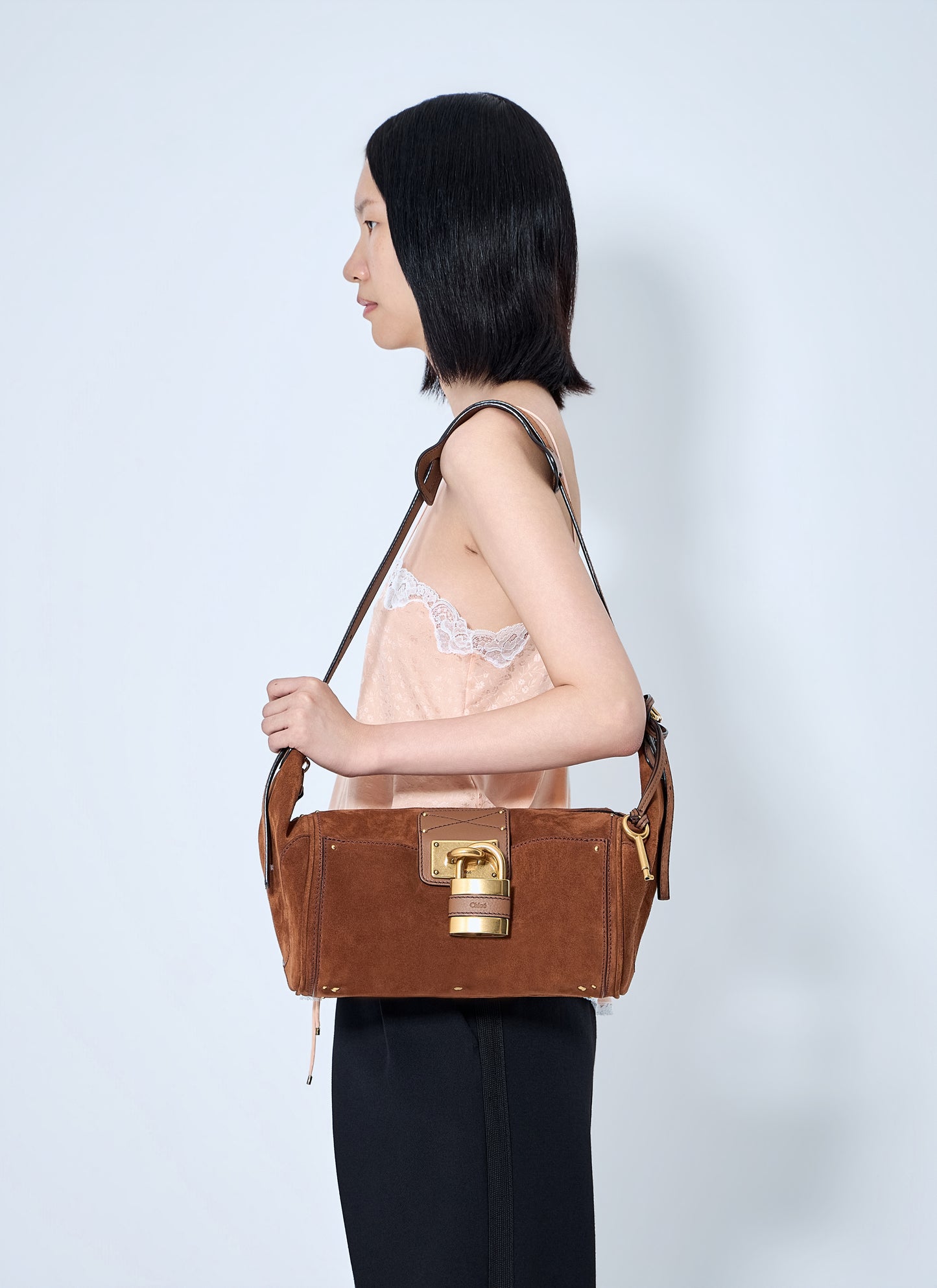 Chloé Women Paddington Suede Crossbody Bag CHLOE