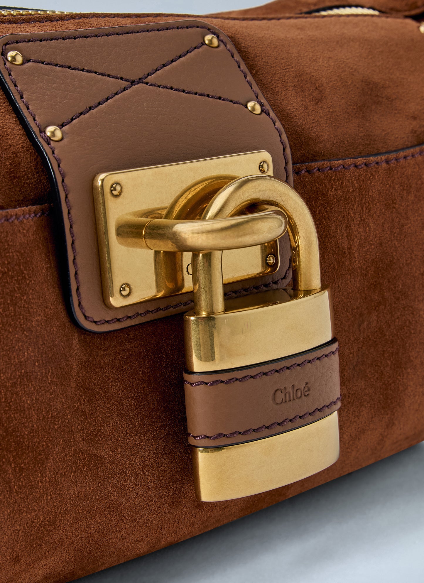 Chloé Women Paddington Suede Crossbody Bag CHLOE