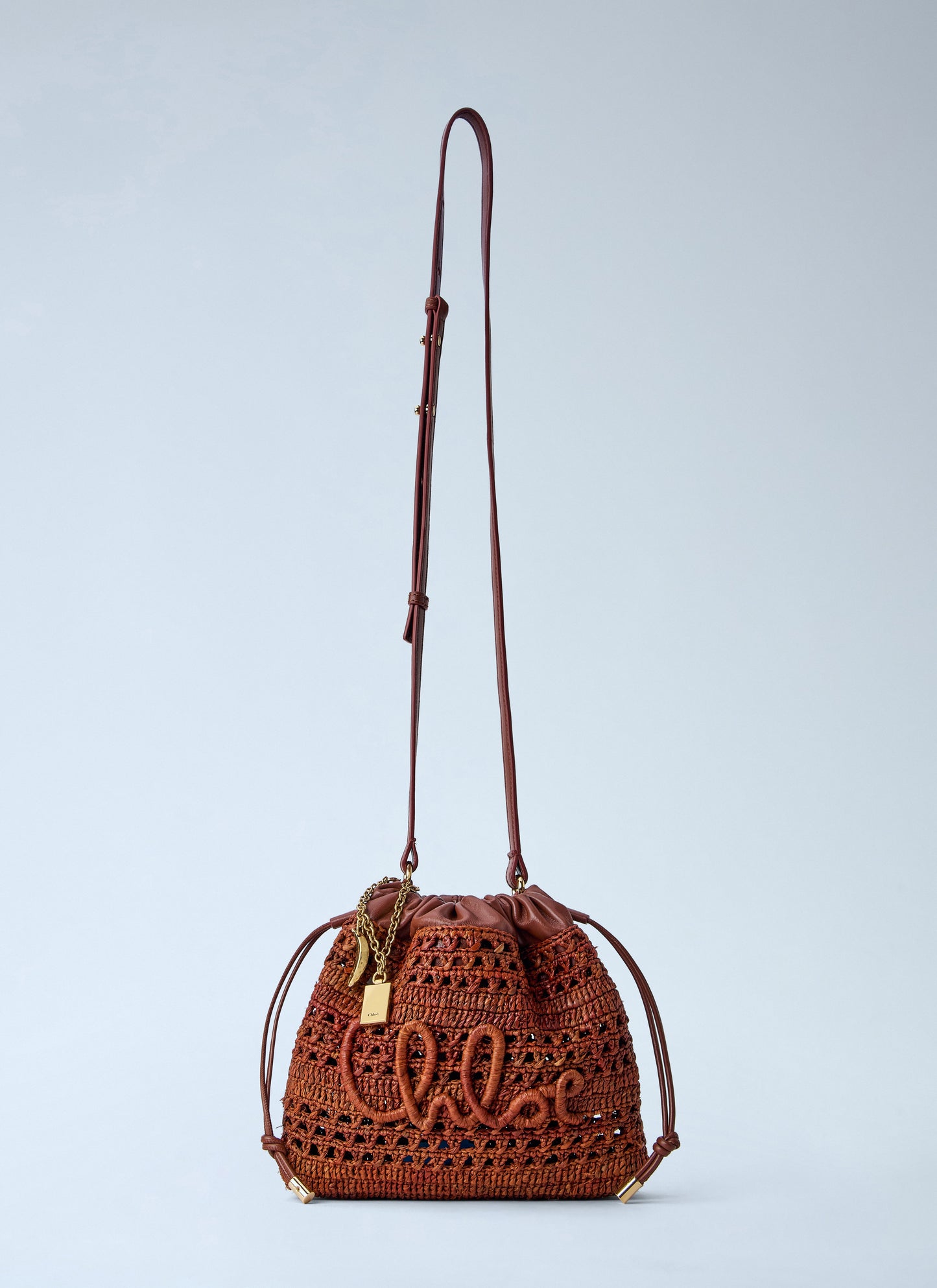 Chloé Women Mini Summer Banana Drawstring Shoulder Bag