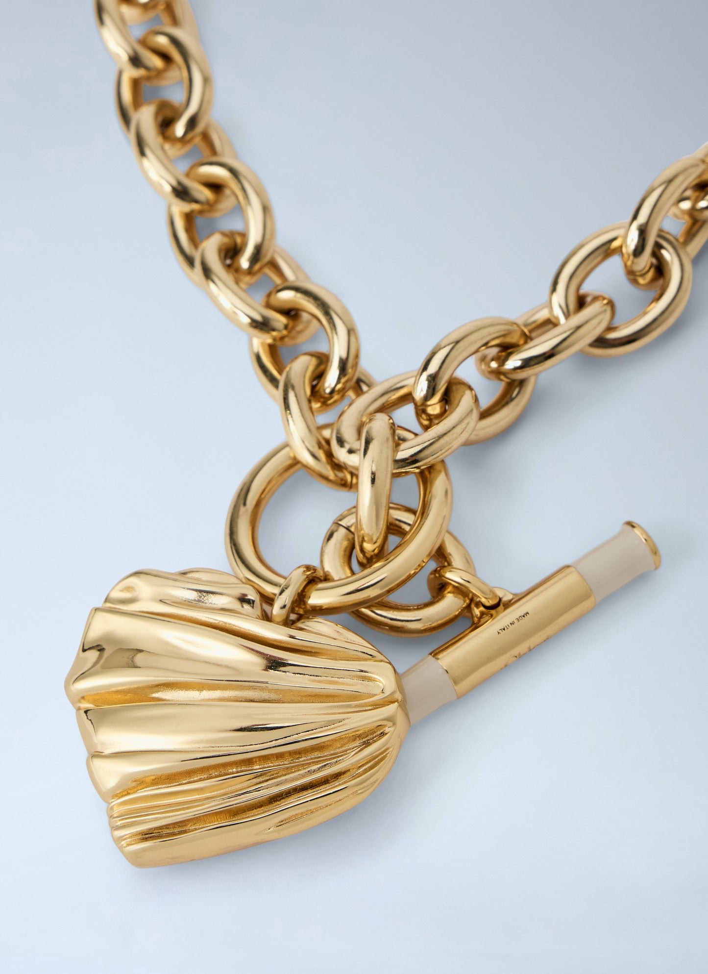 Chloé Women Pleated Heart Necklace