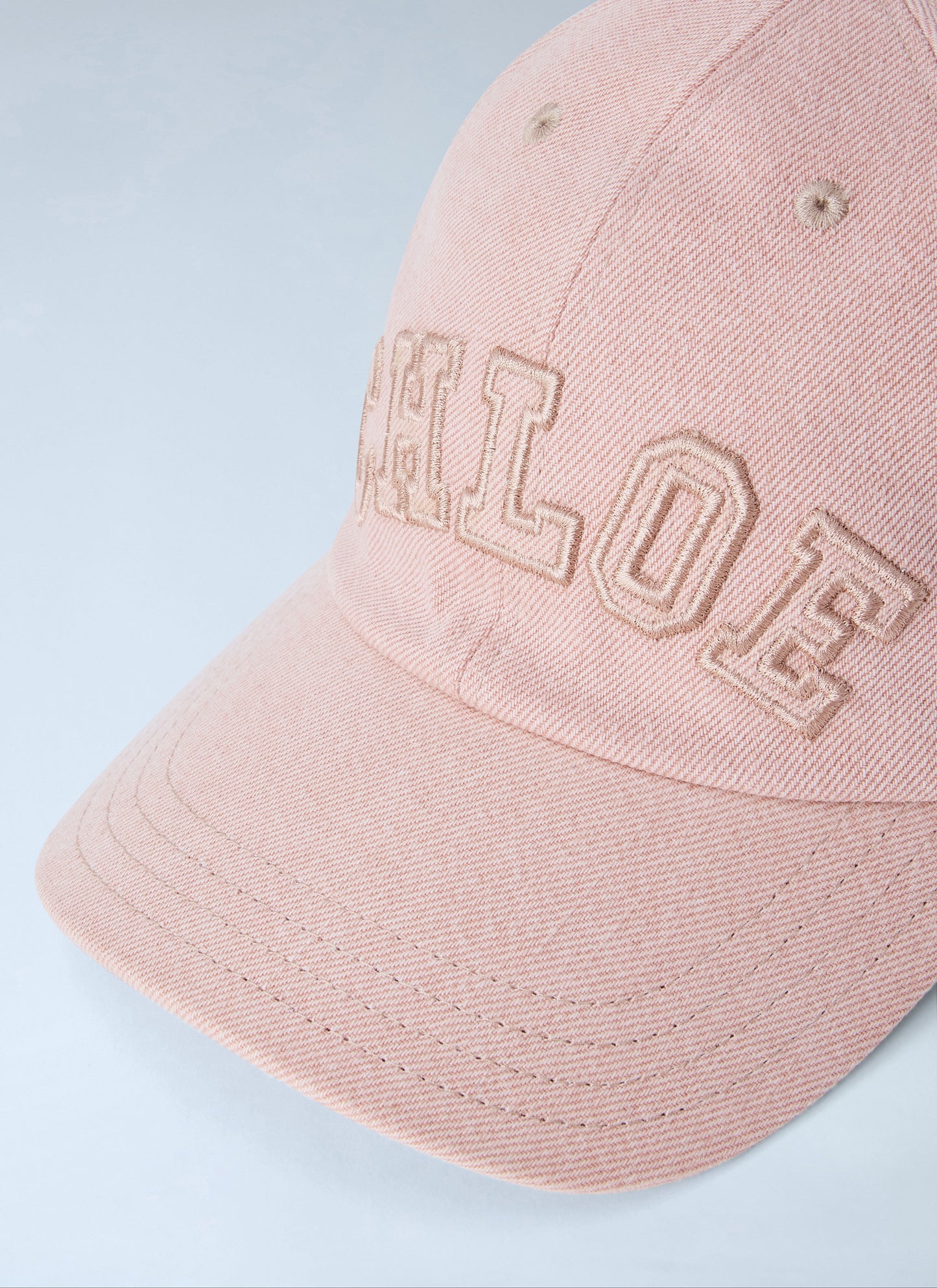 Chloé Women Chloé Signature Denim Cap