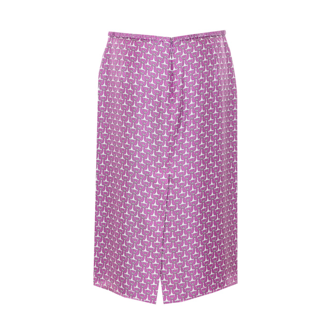 Gucci Women Clamp Print Silk Skirt GUCCI