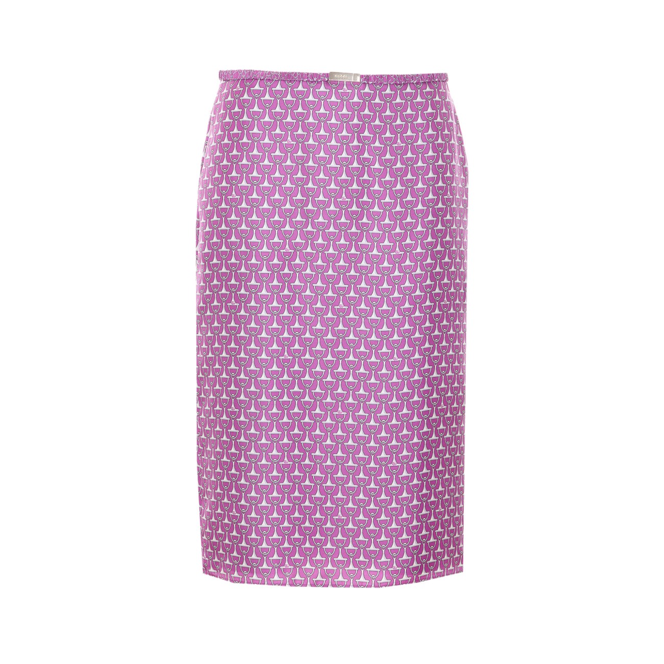 Gucci Women Clamp Print Silk Skirt GUCCI