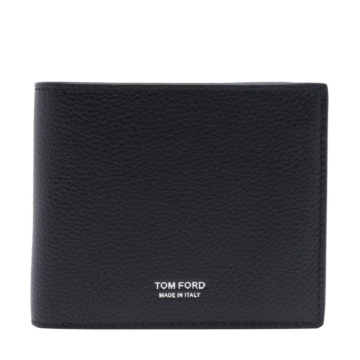 Tom Ford Men Classic Two-Fold Wallet In Leather Fiore With Logo TOM FORD