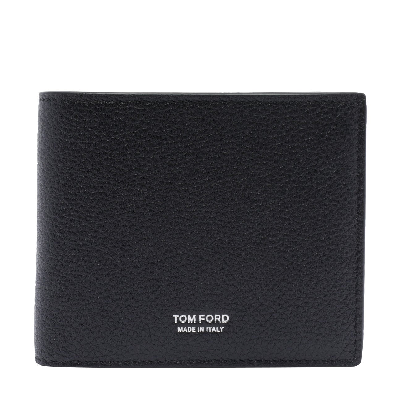 Tom Ford Men Classic Two-Fold Wallet In Leather Fiore With Logo TOM FORD