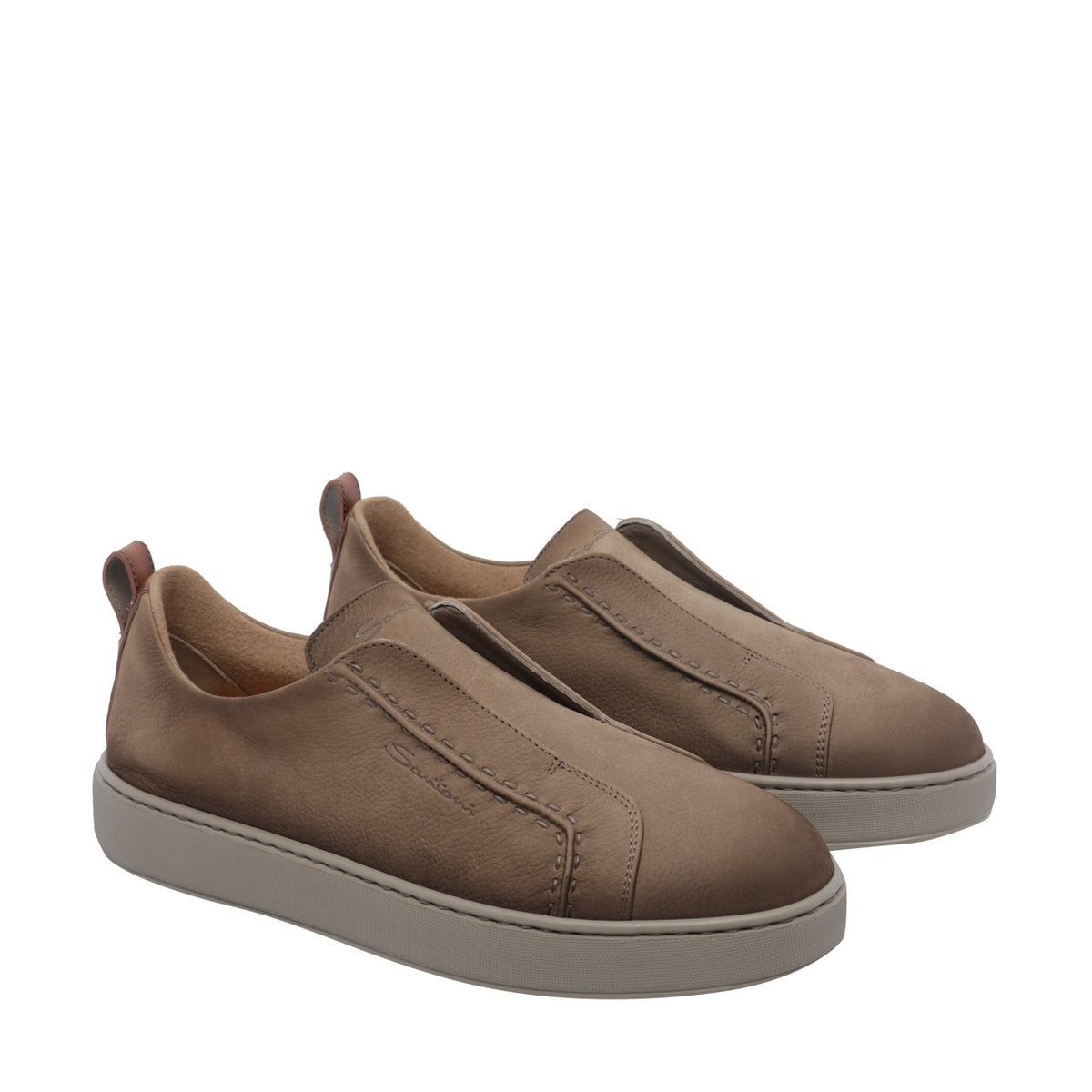 Santoni Men Clen Slip On Sneakers SANTONI
