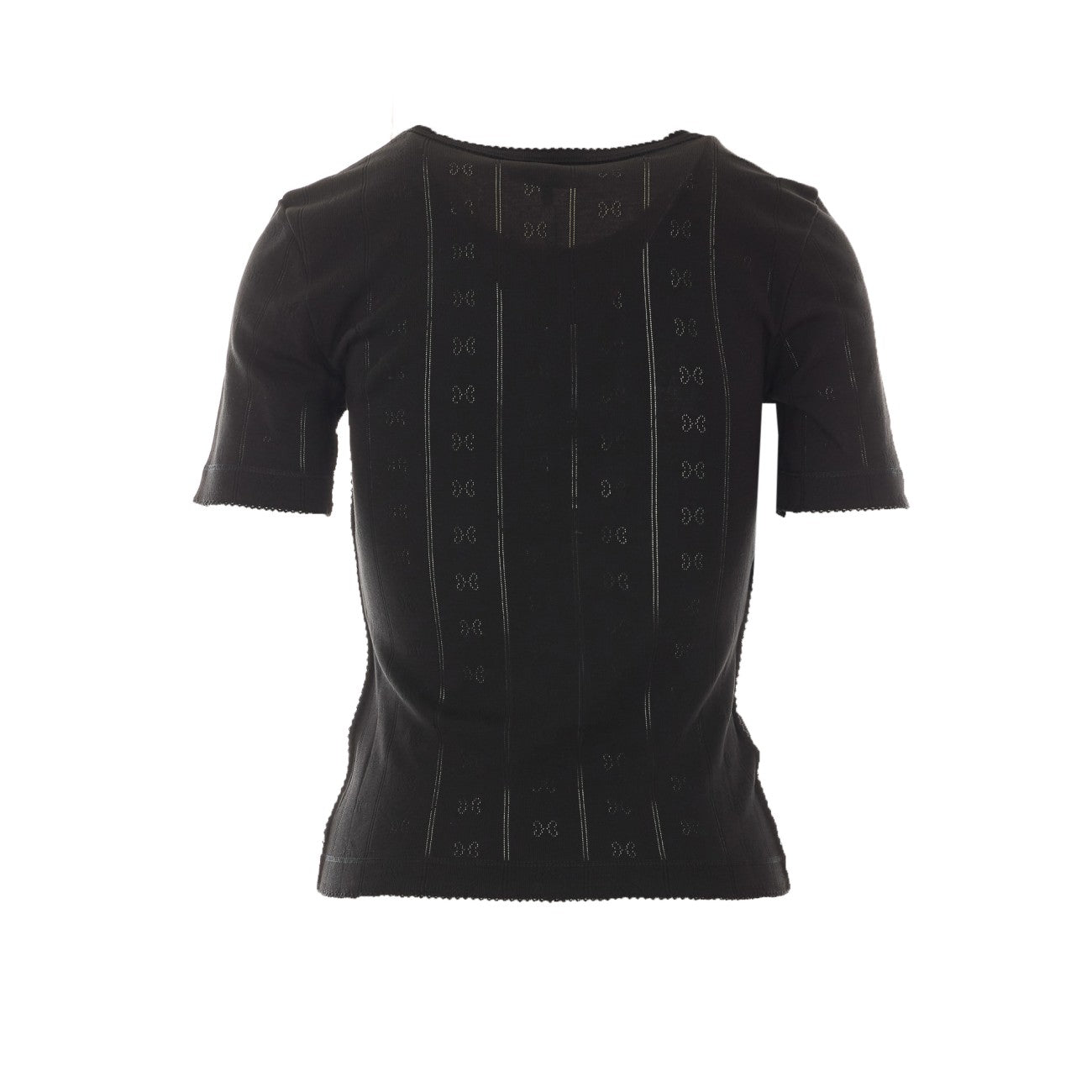 Ganni Women Compact Pointelle T-Shirt GANNI