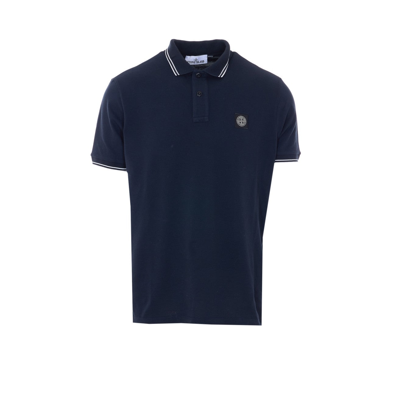 Stone Island Men Compass Patch Logo Polo STONE ISLAND