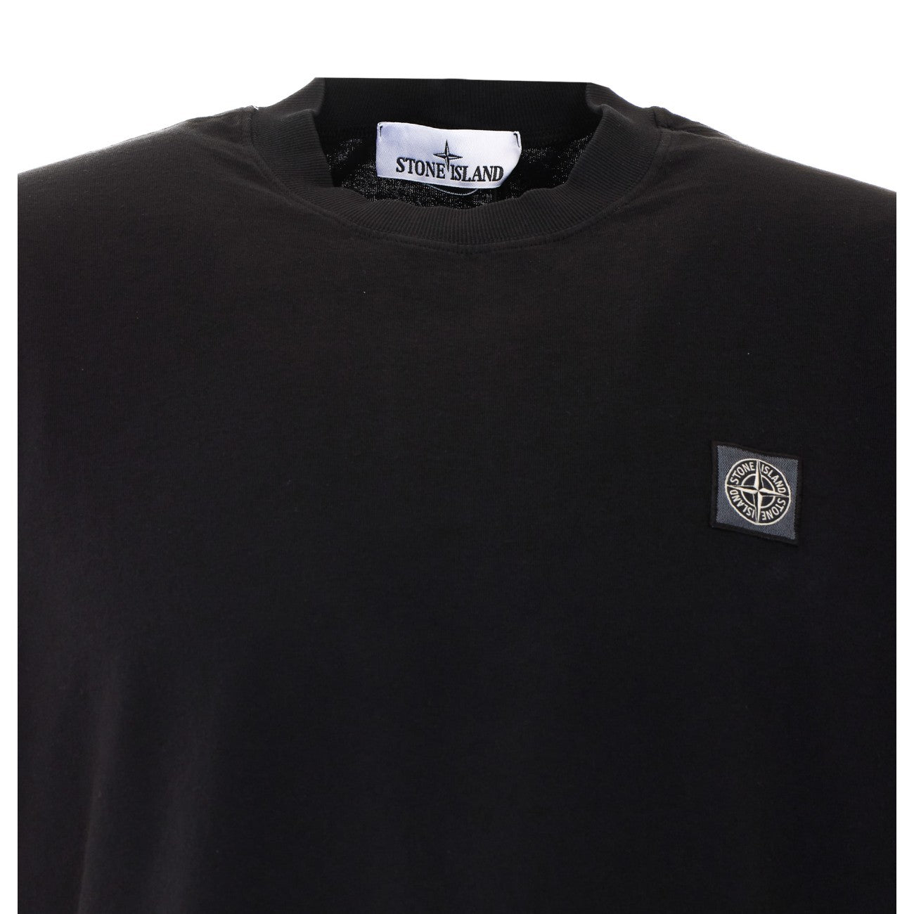 Stone Island Men Compass Patch Logo T-Shirt STONE ISLAND